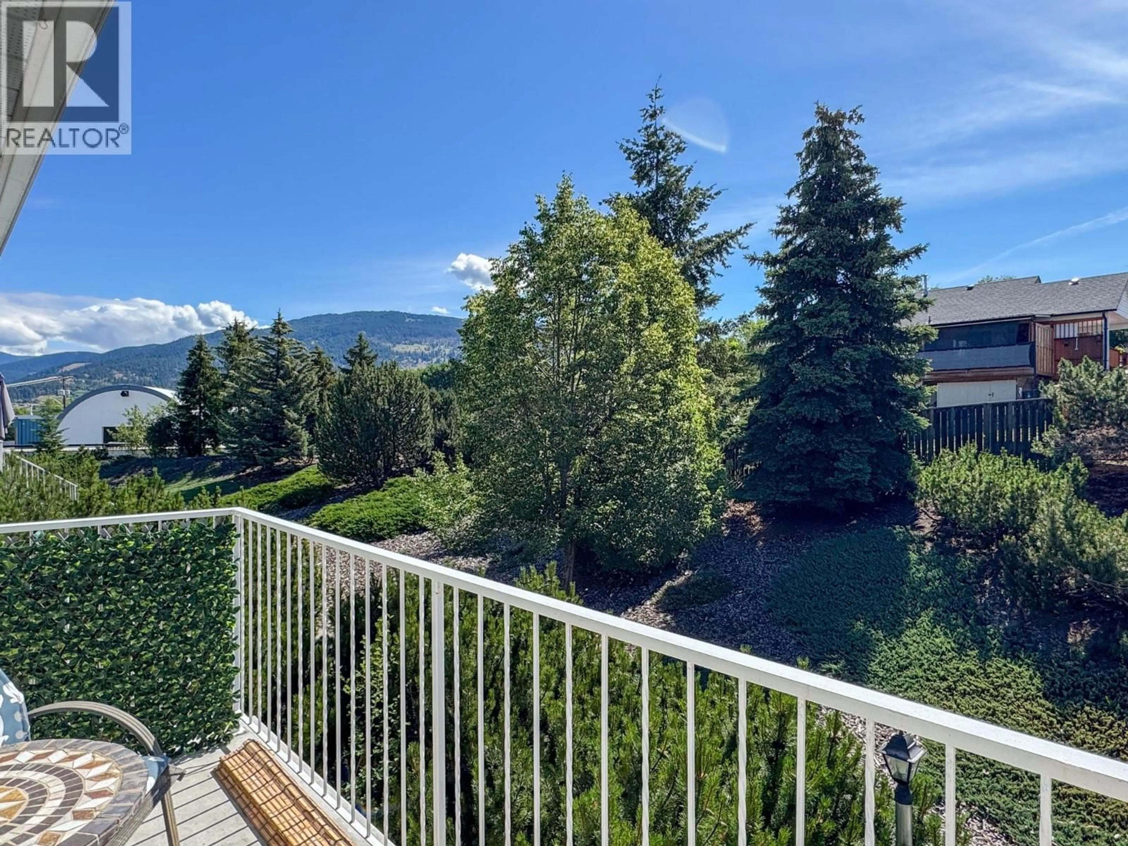 Balcony in the apartment, water/lake/river/ocean view for 213 - 1047 MIDDLETON WAY, Vernon British Columbia V1B2N3
