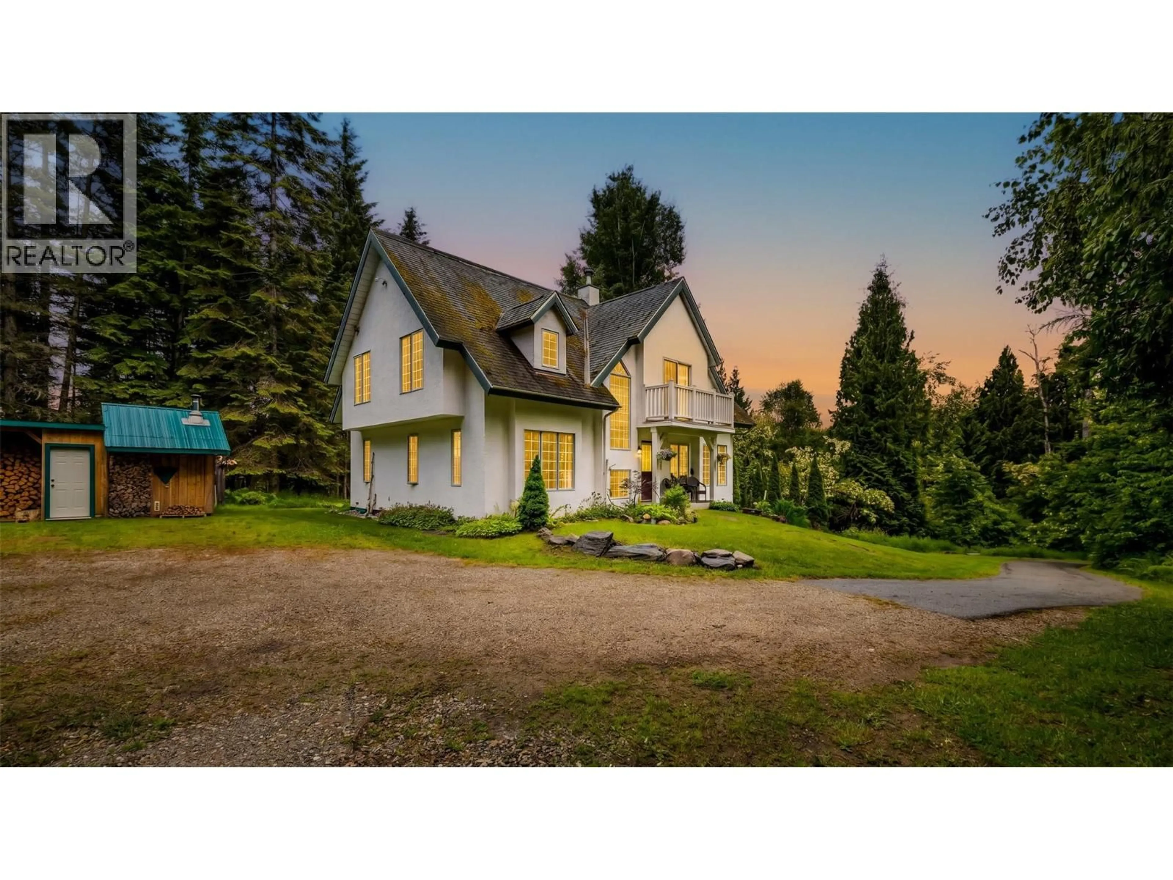A pic from outside/outdoor area/front of a property/back of a property/a pic from drone, mountain view for 16096 CRAWFORD CREEK ROAD, Crawford Bay British Columbia V0B1E0