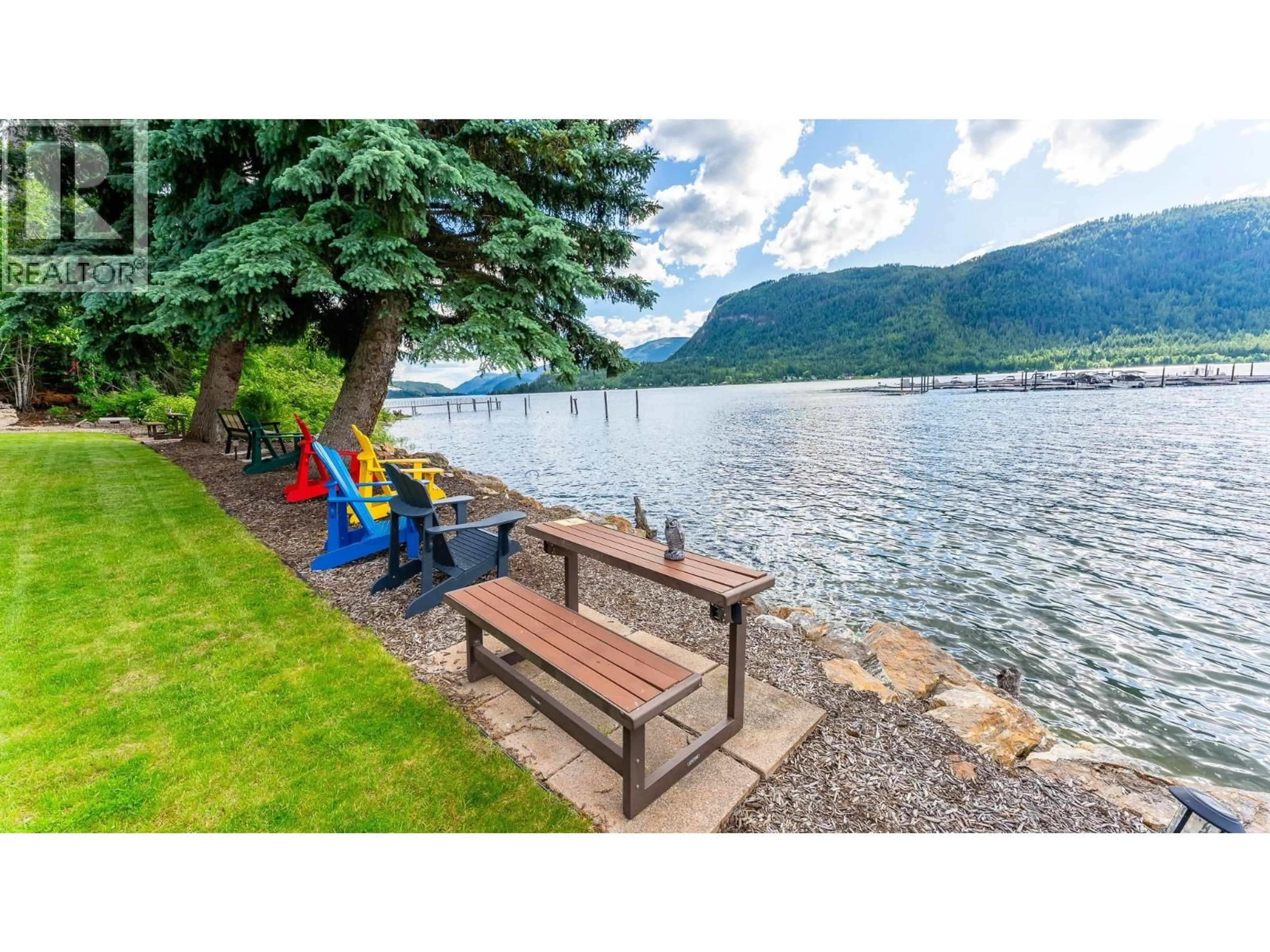 Patio, water/lake/river/ocean view for 100 & 108 - 302 MARA LAKE LANE, Sicamous British Columbia V0E2V1
