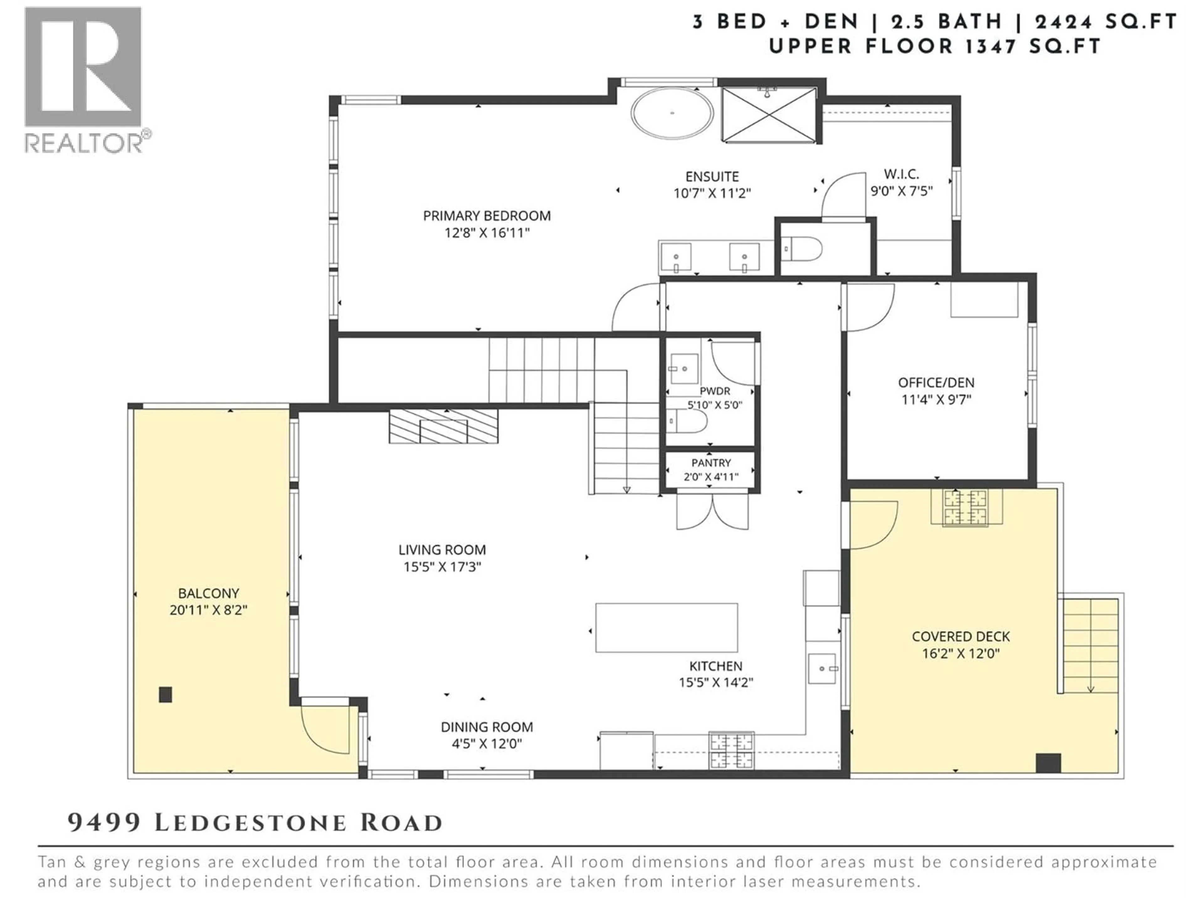 Floor plan for 9499 LEDGESTONE ROAD, Lake Country British Columbia V4V0A4