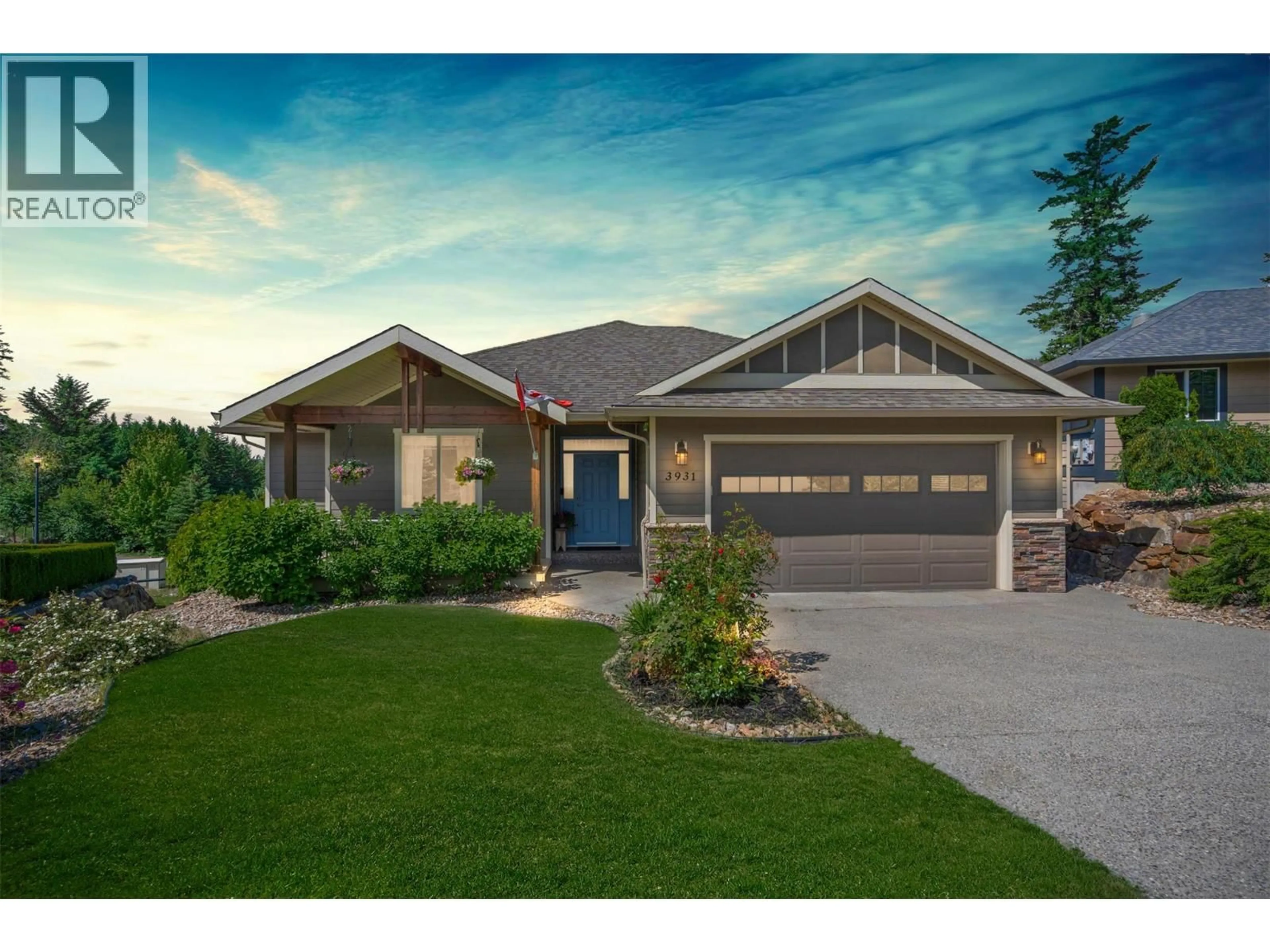 Home with brick exterior material, street for 3931 POTHECARY PLACE, Armstrong British Columbia V4Y0X7