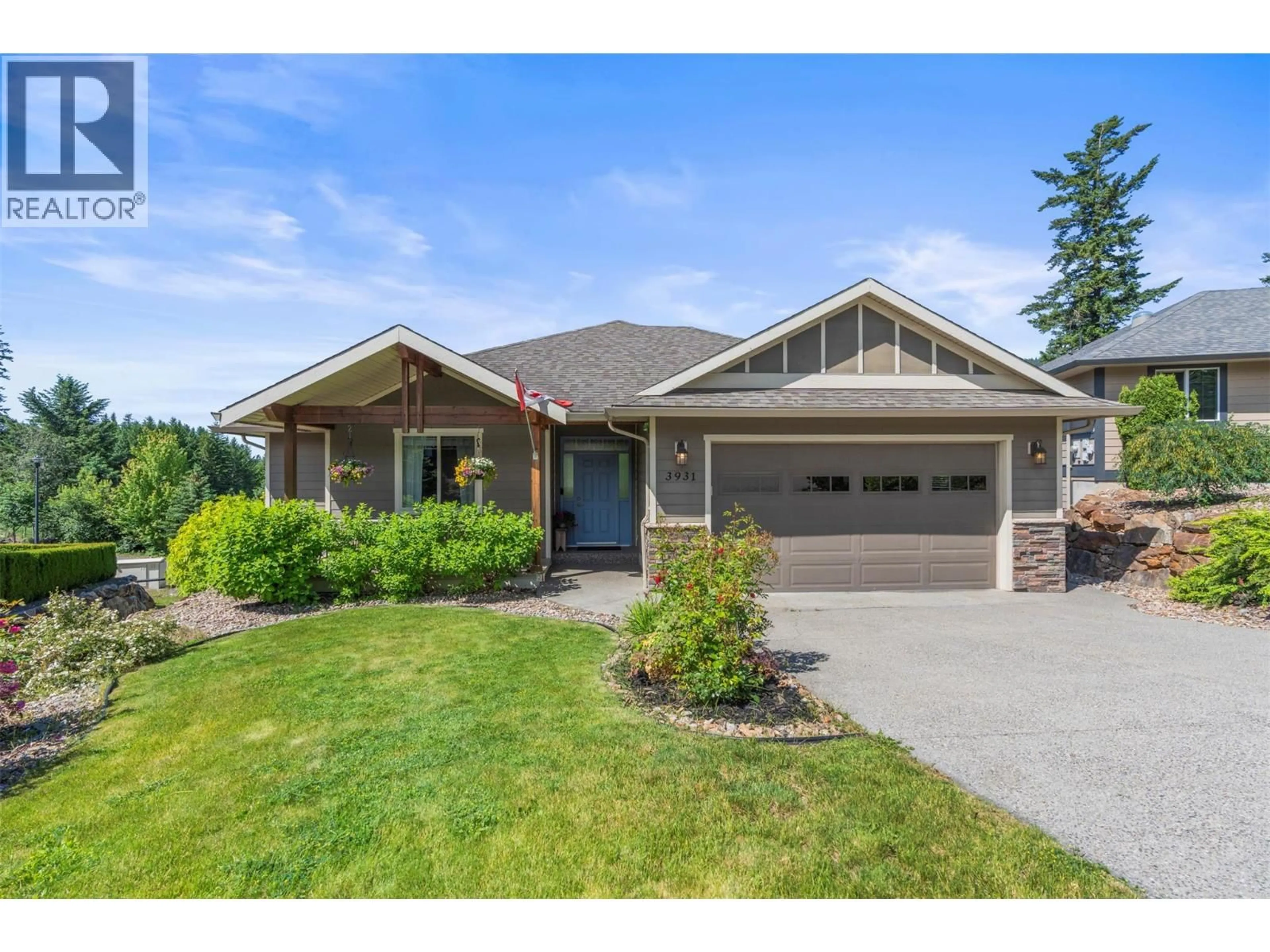 Home with brick exterior material, street for 3931 POTHECARY PLACE, Armstrong British Columbia V4Y0X7