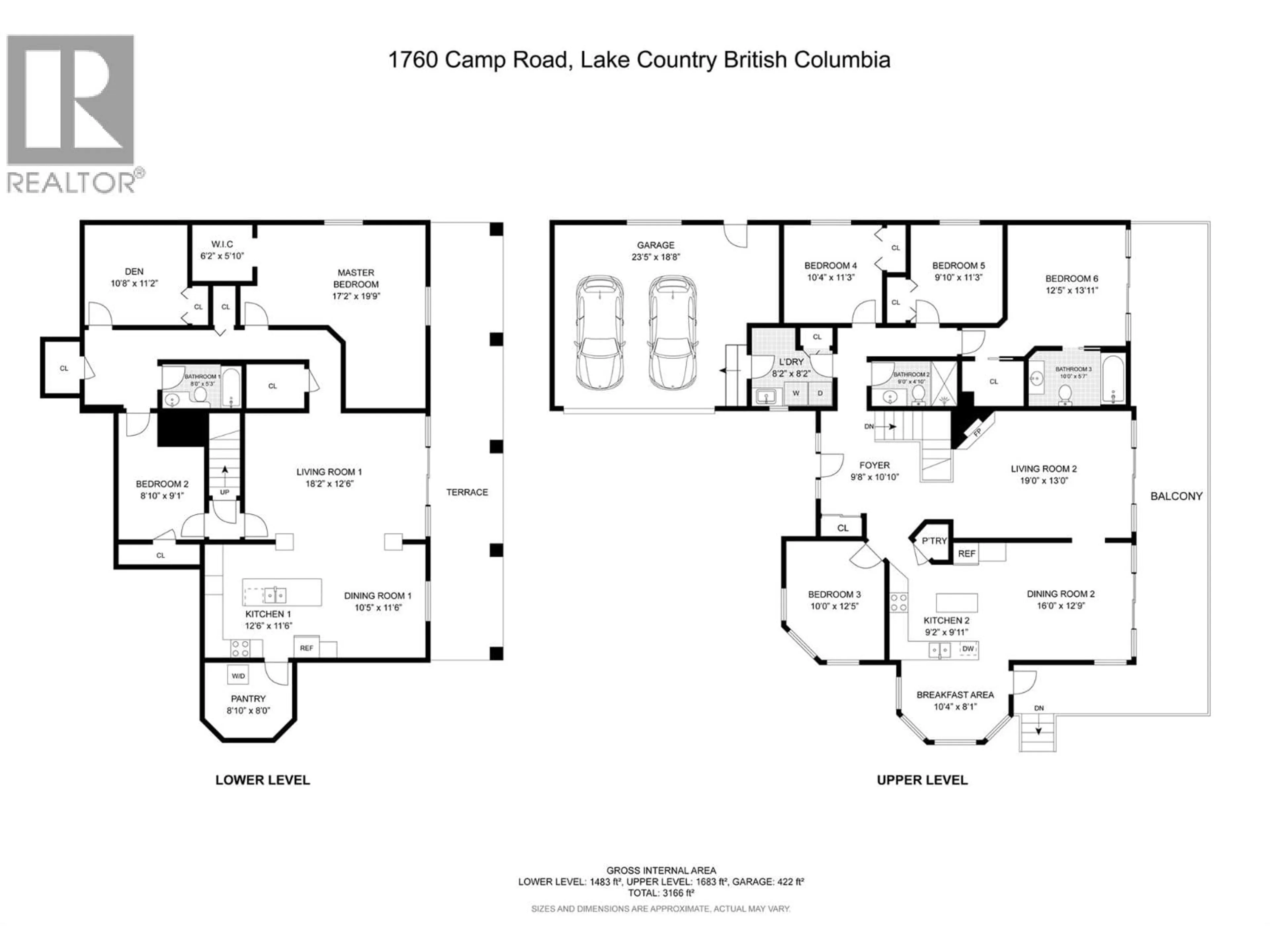 Floor plan for 1760 CAMP ROAD, Lake Country British Columbia V4V1N9