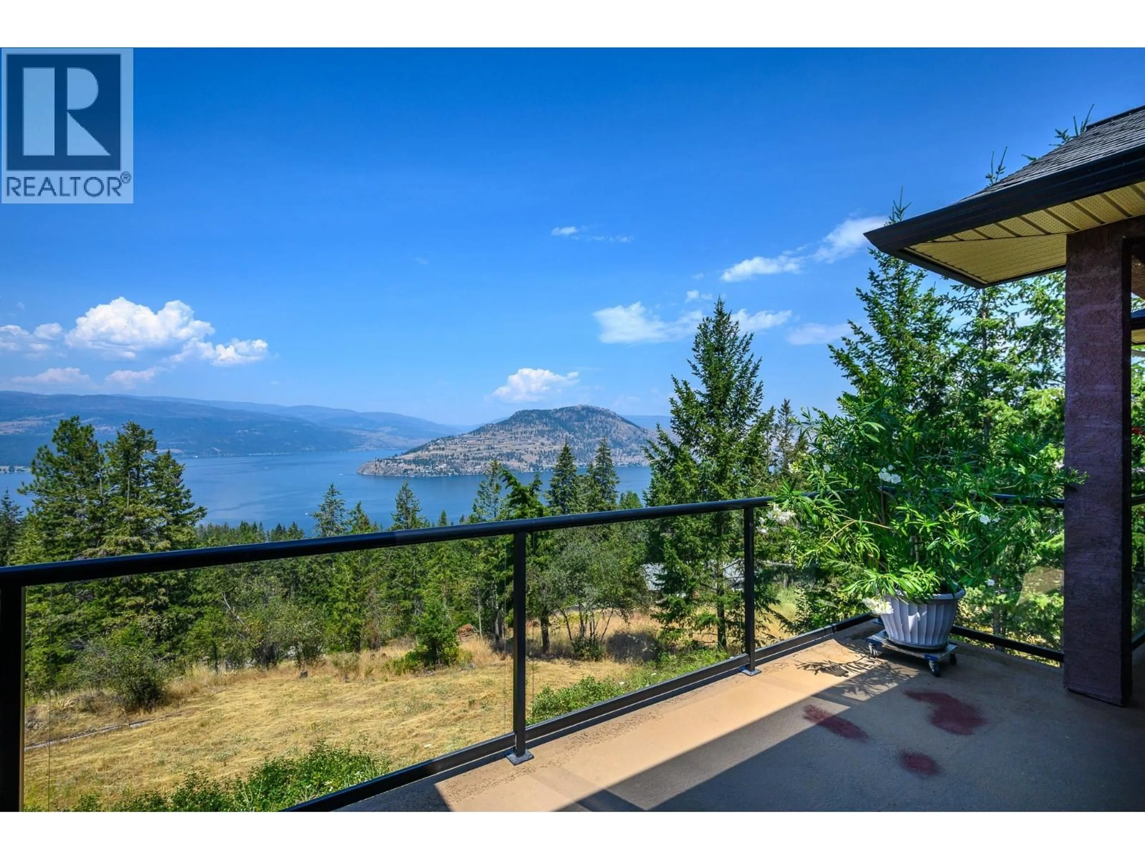 Patio, water/lake/river/ocean view for 9265 KOKANEE ROAD, Vernon British Columbia V1H1K4