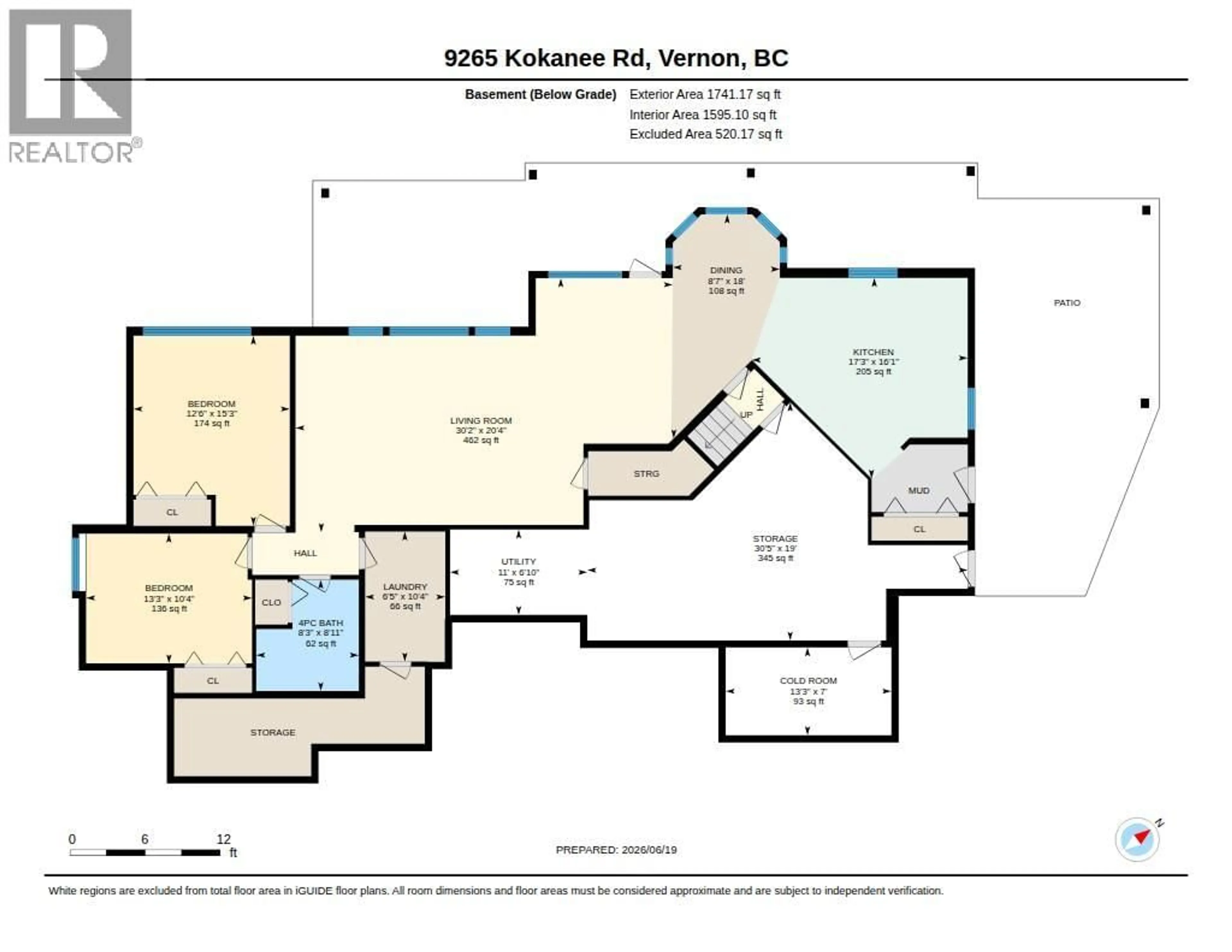 Floor plan for 9265 KOKANEE ROAD, Vernon British Columbia V1H1K4