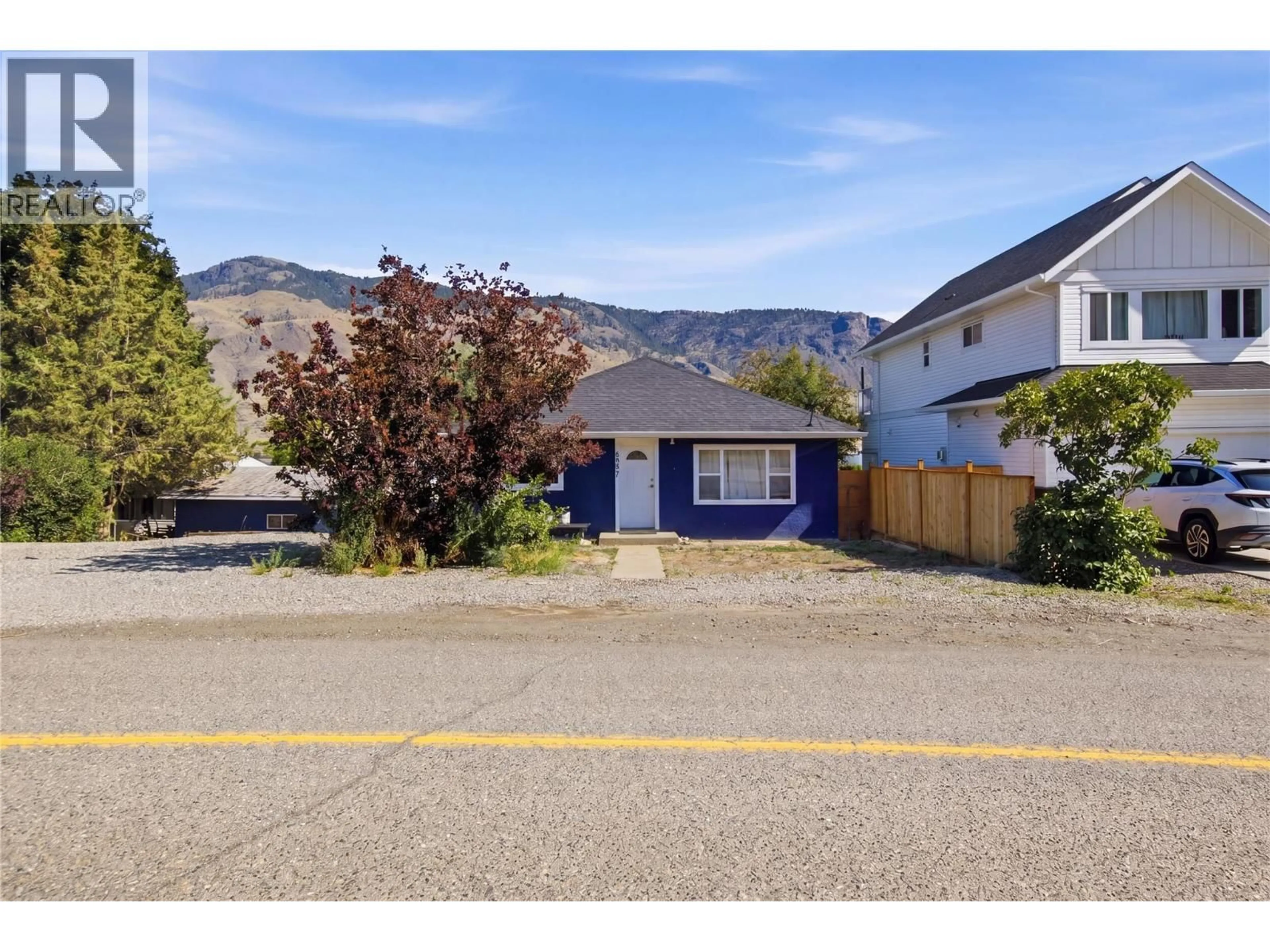 A pic from outside/outdoor area/front of a property/back of a property/a pic from drone, mountain view for 6507 SAVONA ACCESS ROAD, Kamloops British Columbia V0K2J0