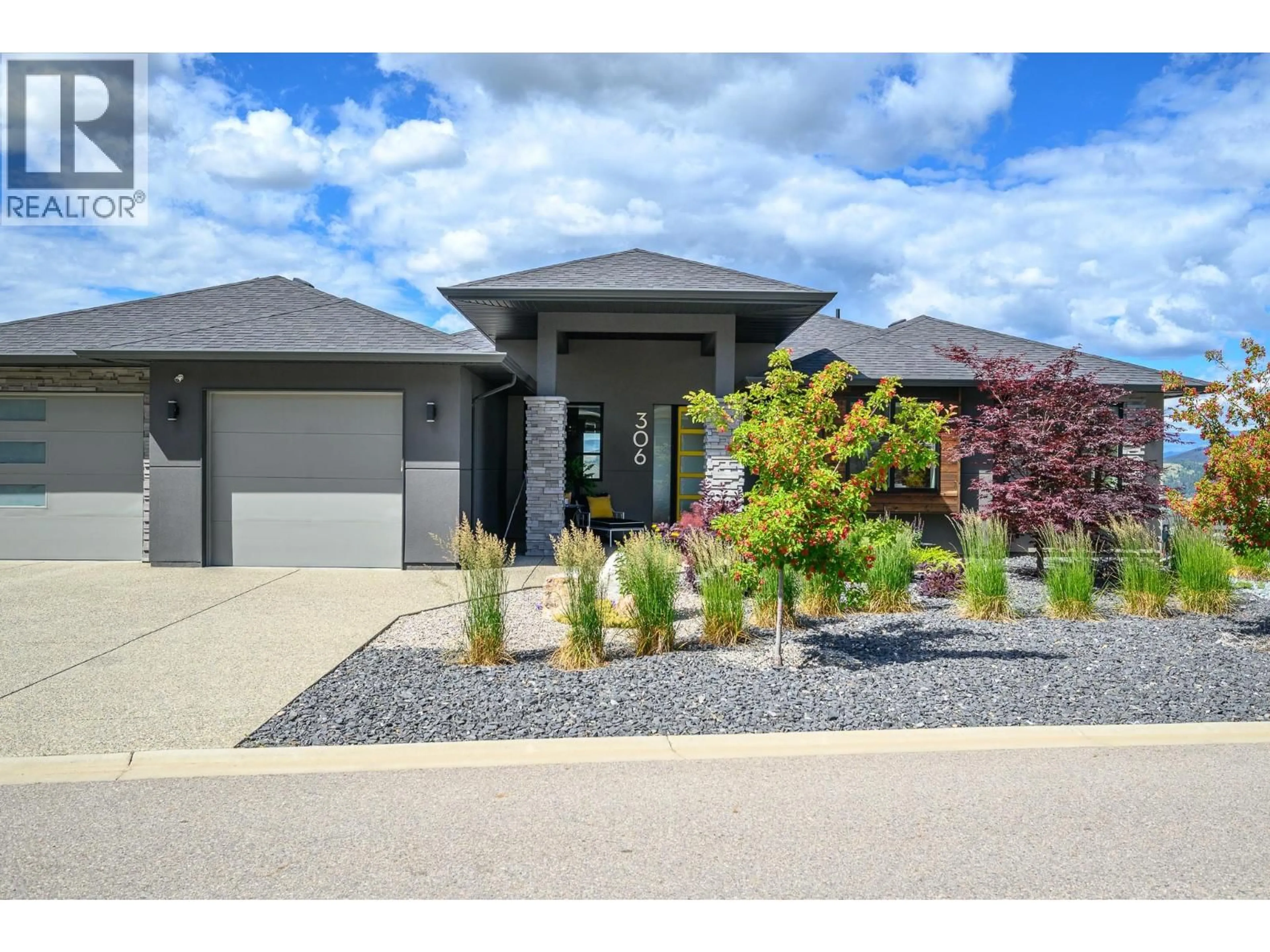 Home with brick exterior material, street for 306 BALDY PLACE, Vernon British Columbia V1B0A3