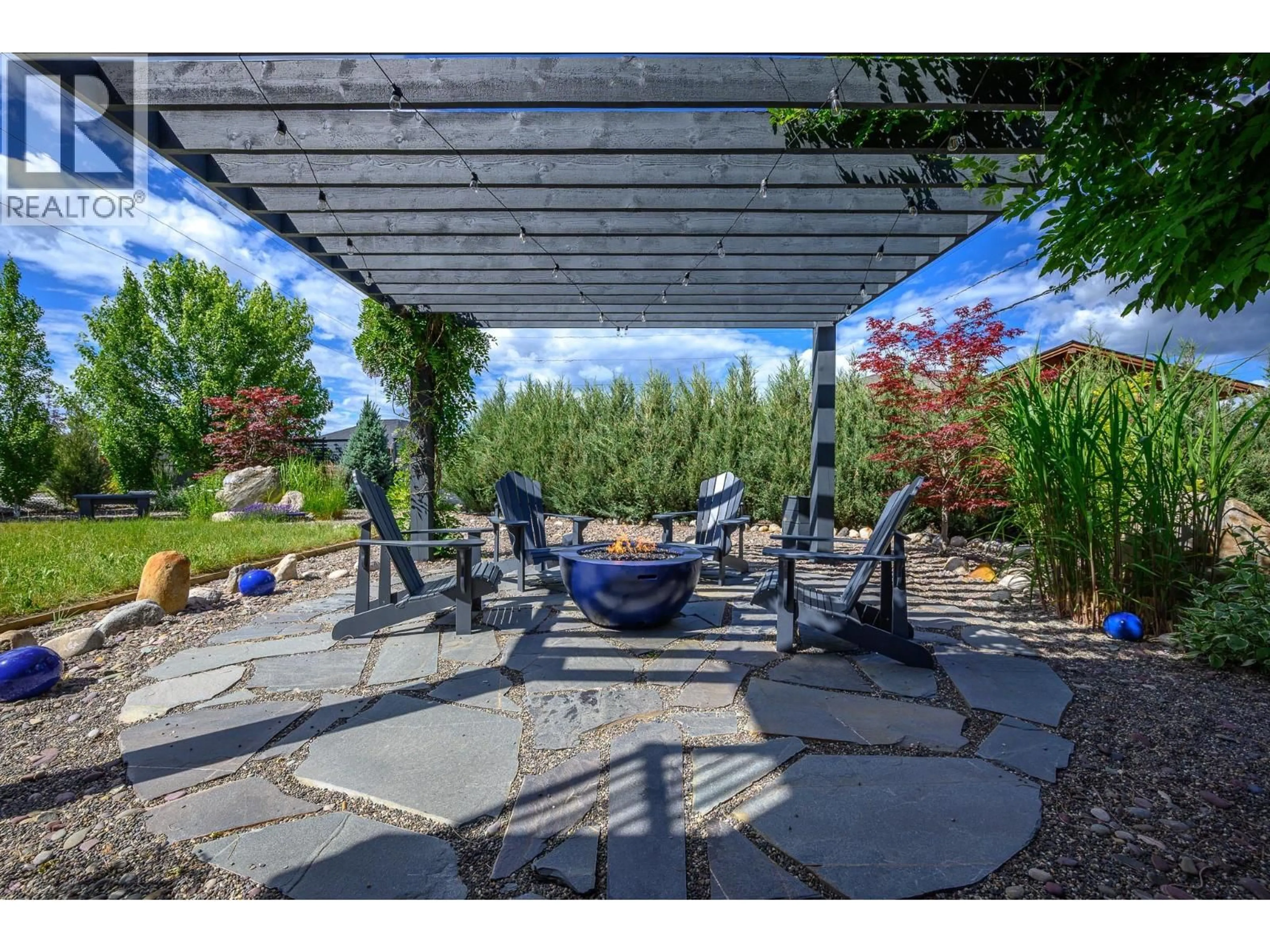 Patio, mountain view for 306 BALDY PLACE, Vernon British Columbia V1B0A3