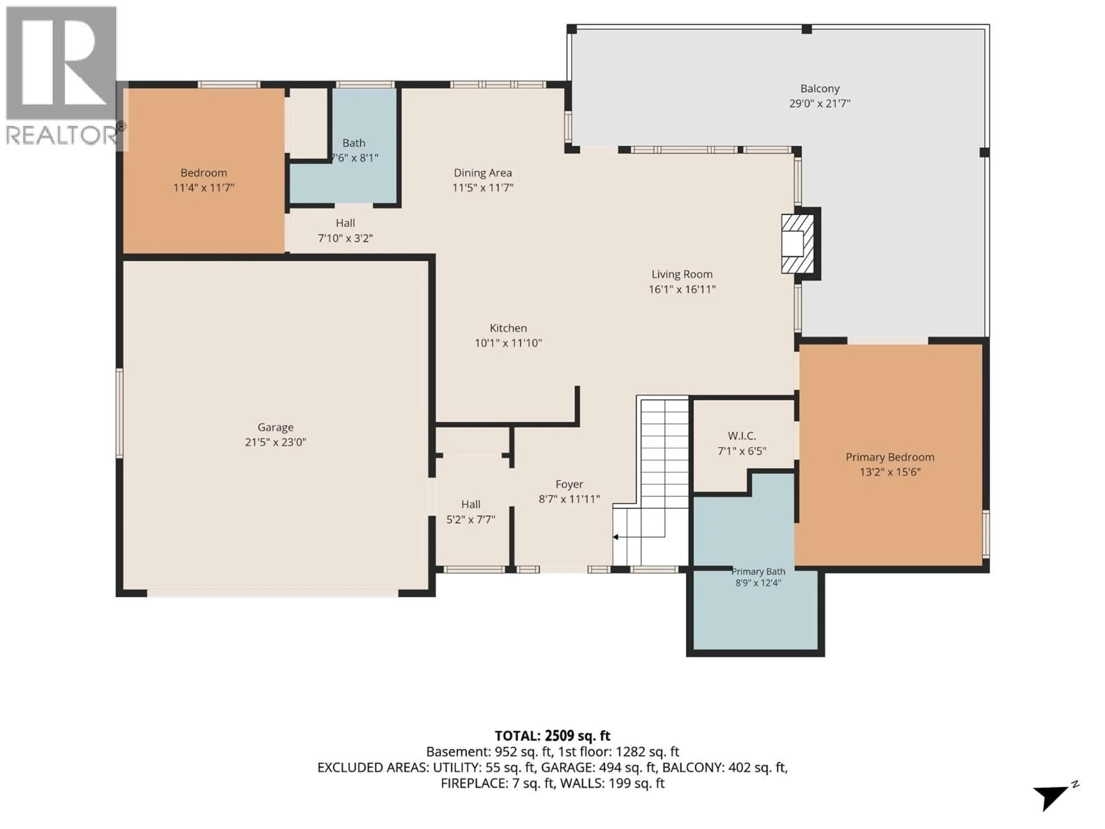 Floor plan for 989 MT IDA LANE, Vernon British Columbia V1B4C3