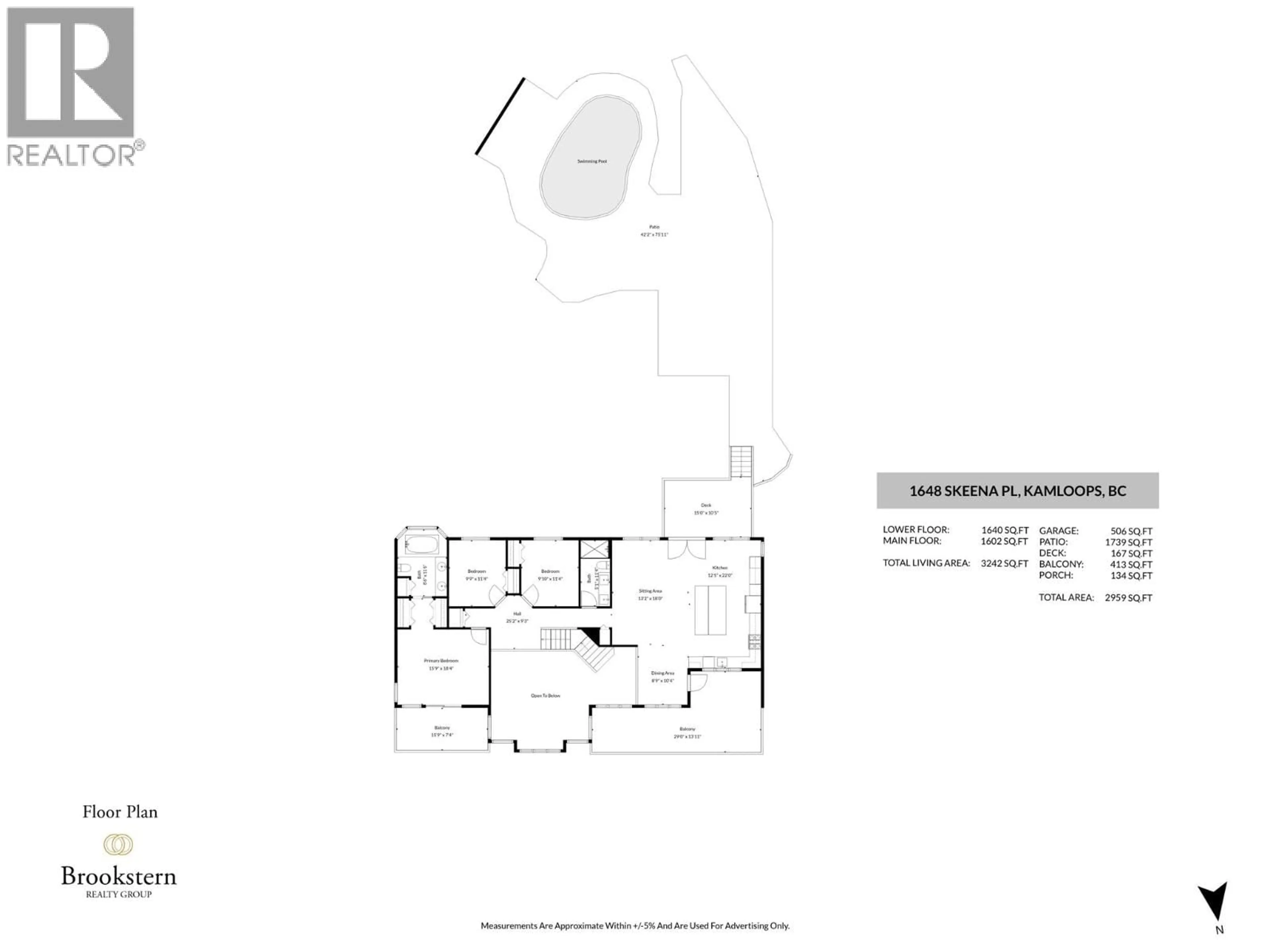 Floor plan for 1648 SKEENA PLACE, Kamloops British Columbia V2E2P3