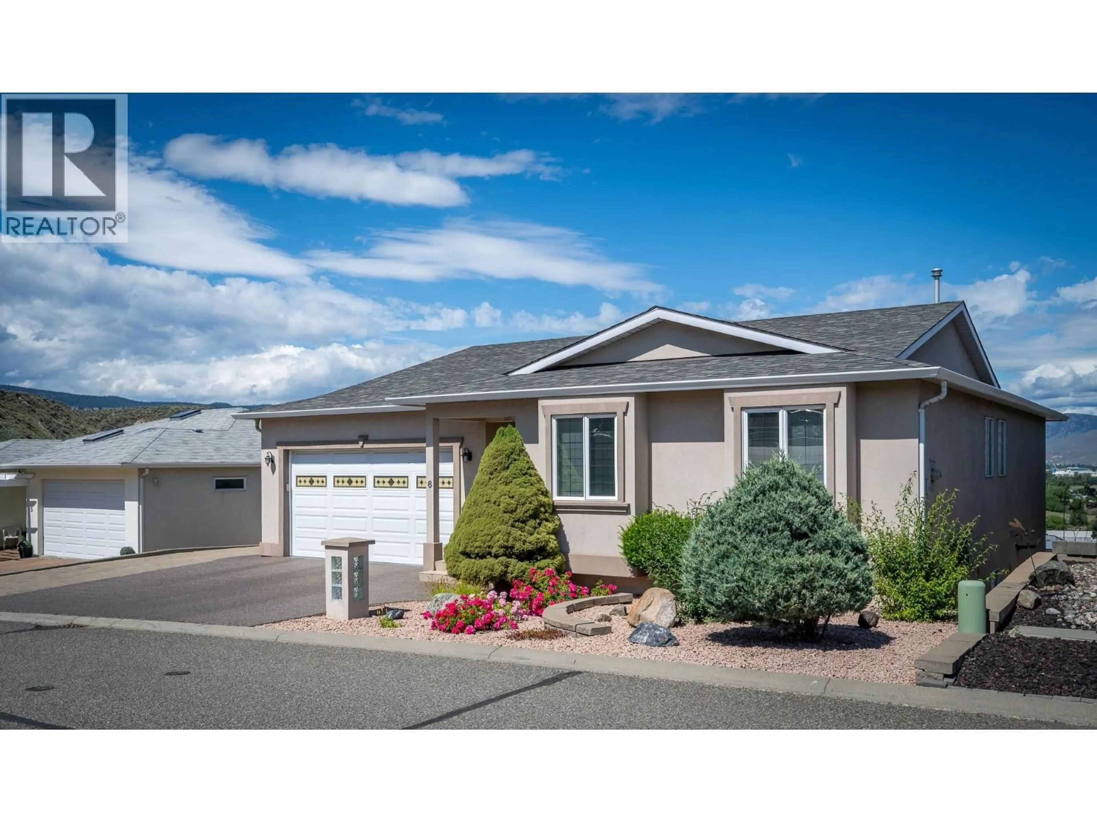 Home with vinyl exterior material, street for 6 - 1651 VALLEYVIEW DRIVE, Kamloops British Columbia V2C0A4