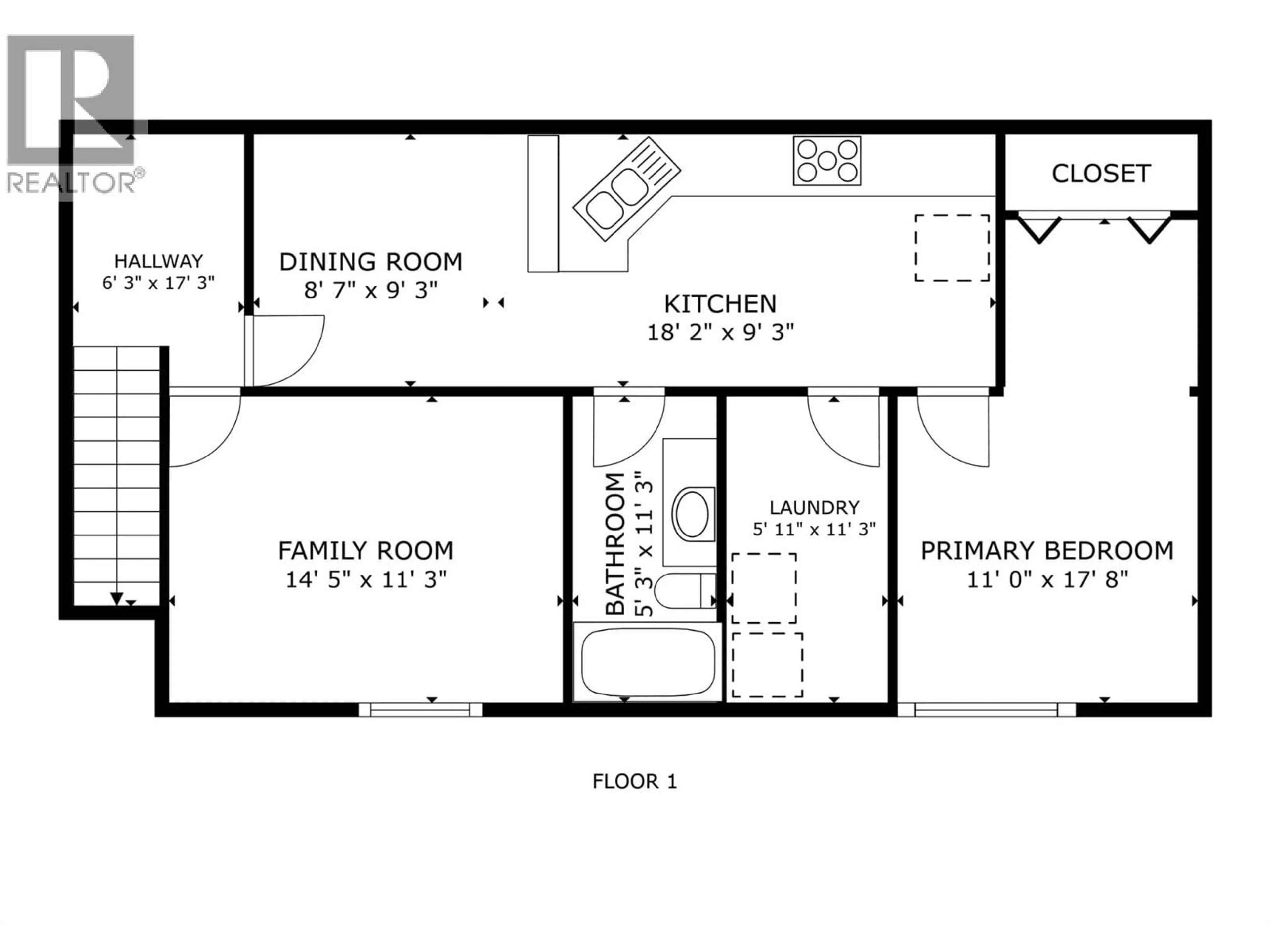 Floor plan for 1806 43 STREET, Vernon British Columbia V1T6W8