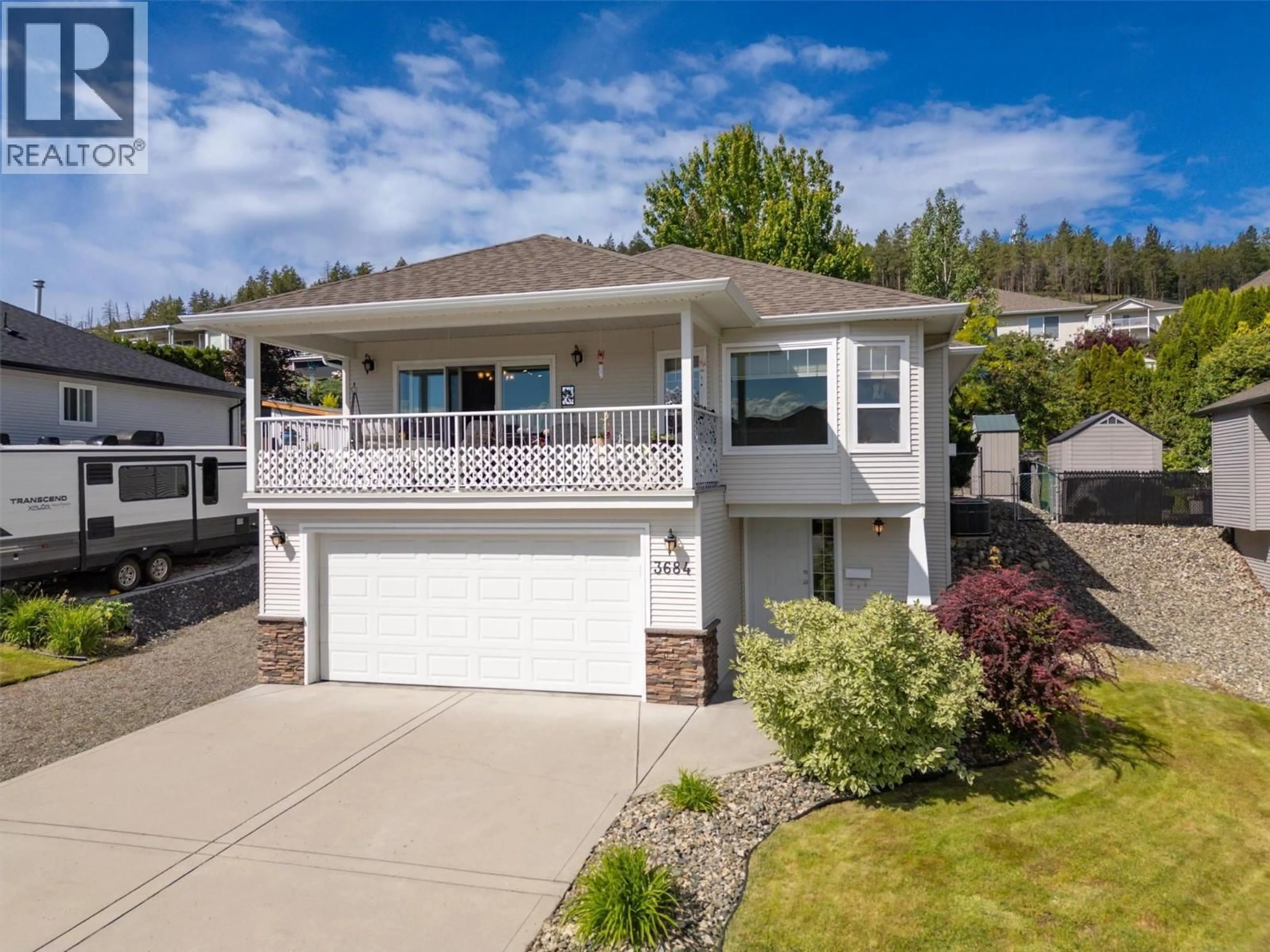 Home with vinyl exterior material, unknown for 3684 MORNINGSIDE DRIVE, West Kelowna British Columbia V4T2T8