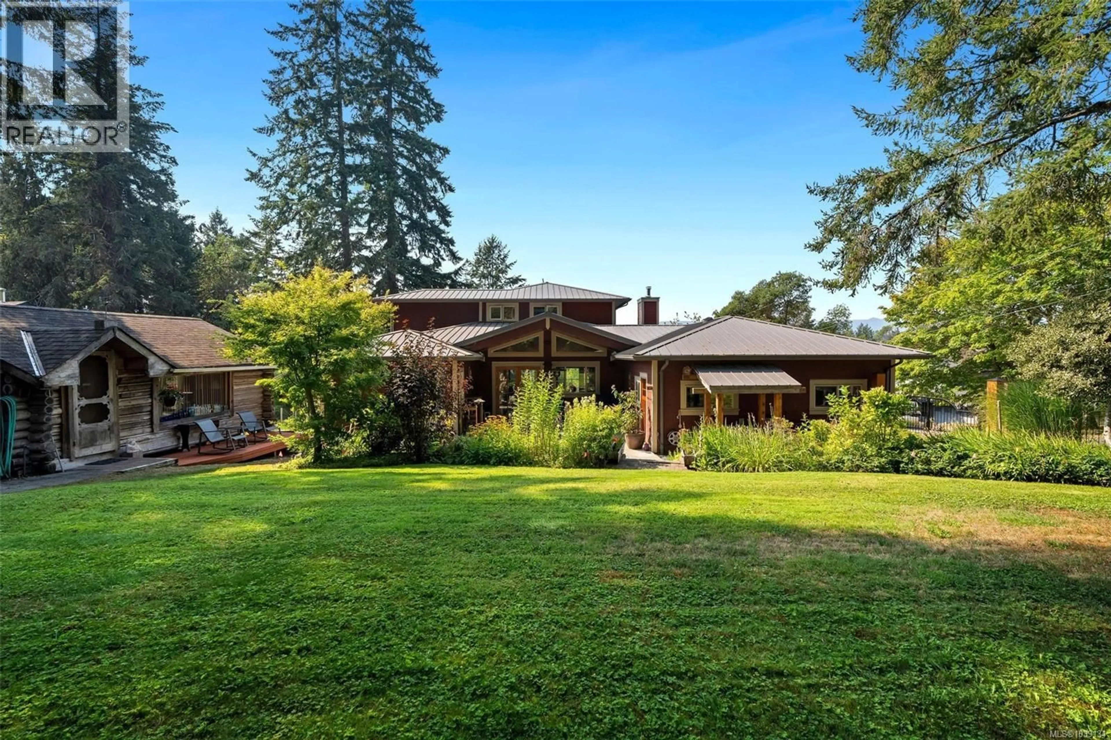 Home with brick exterior material, street for 1870 MUNSIE ROAD, Shawnigan Lake British Columbia V8H2A8