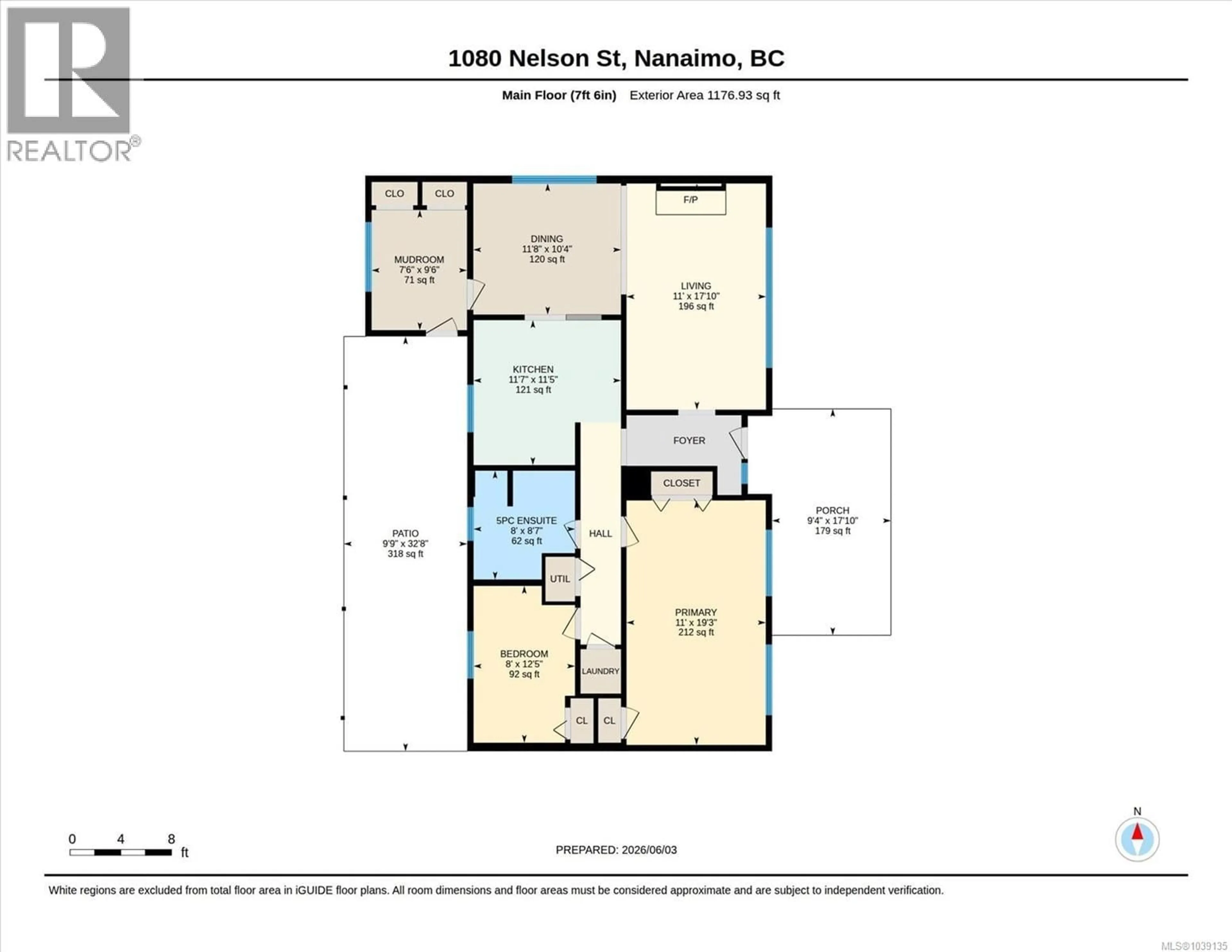 Floor plan for 1080 NELSON STREET, Nanaimo British Columbia V9S2K2