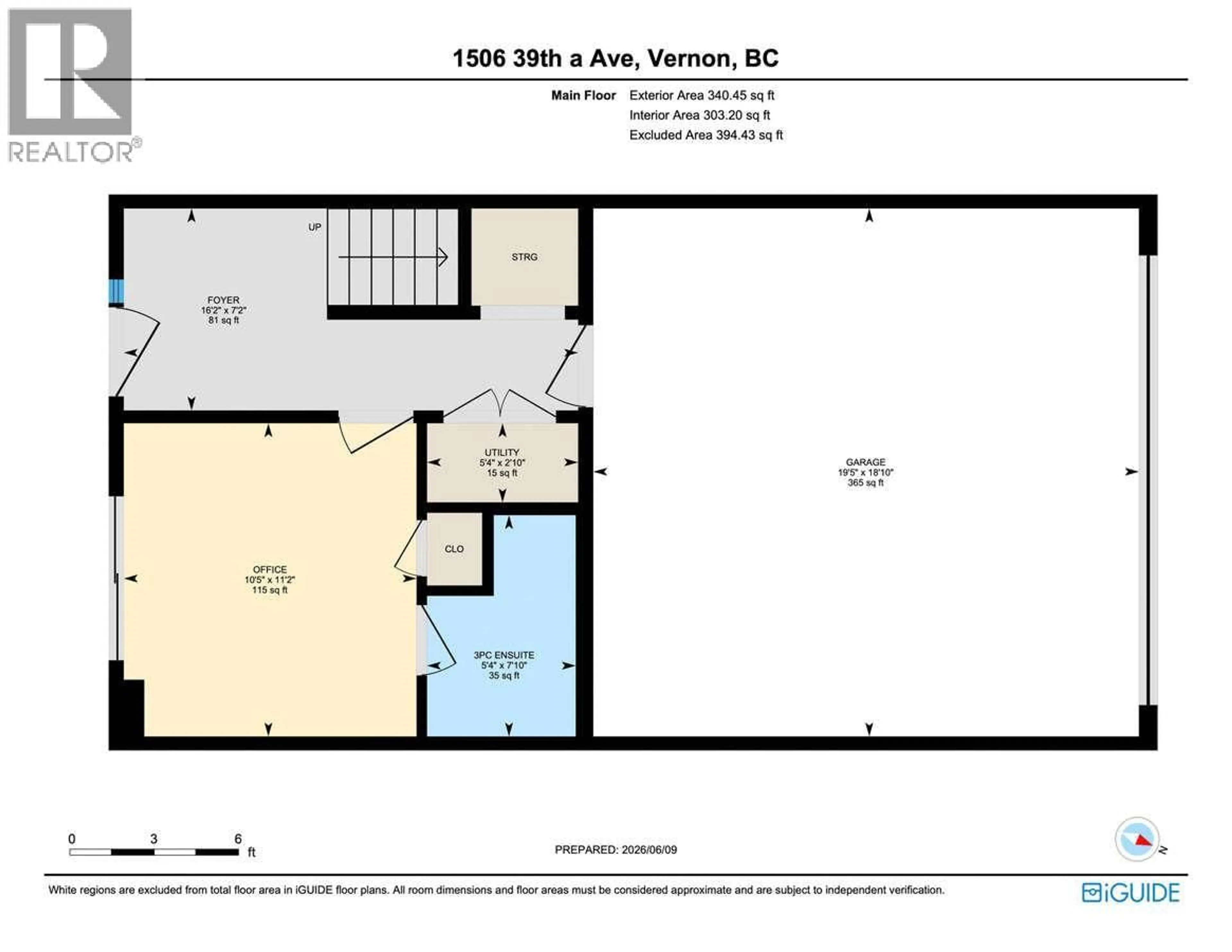 Floor plan for 4 - 1506 39A AVENUE, Vernon British Columbia V1Y7N2