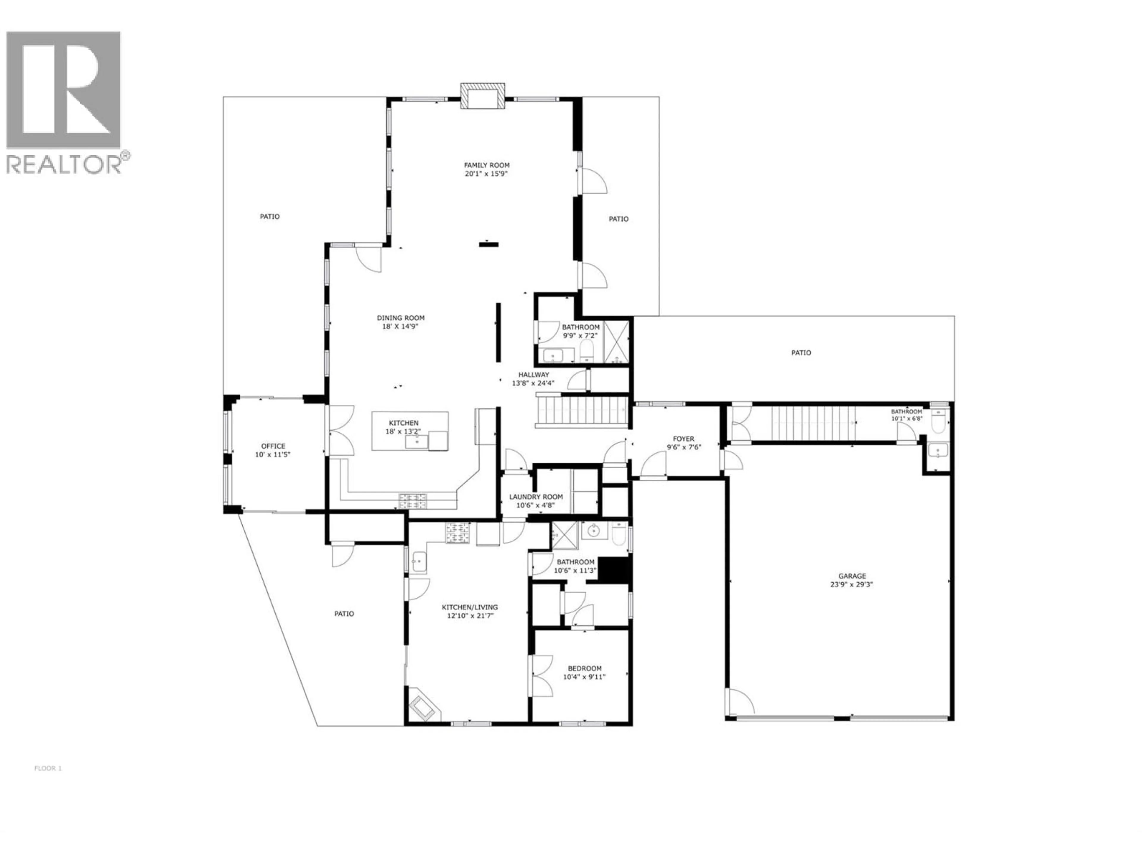 Floor plan for 955 GABLE ROAD, Lake Country British Columbia V4V1C3