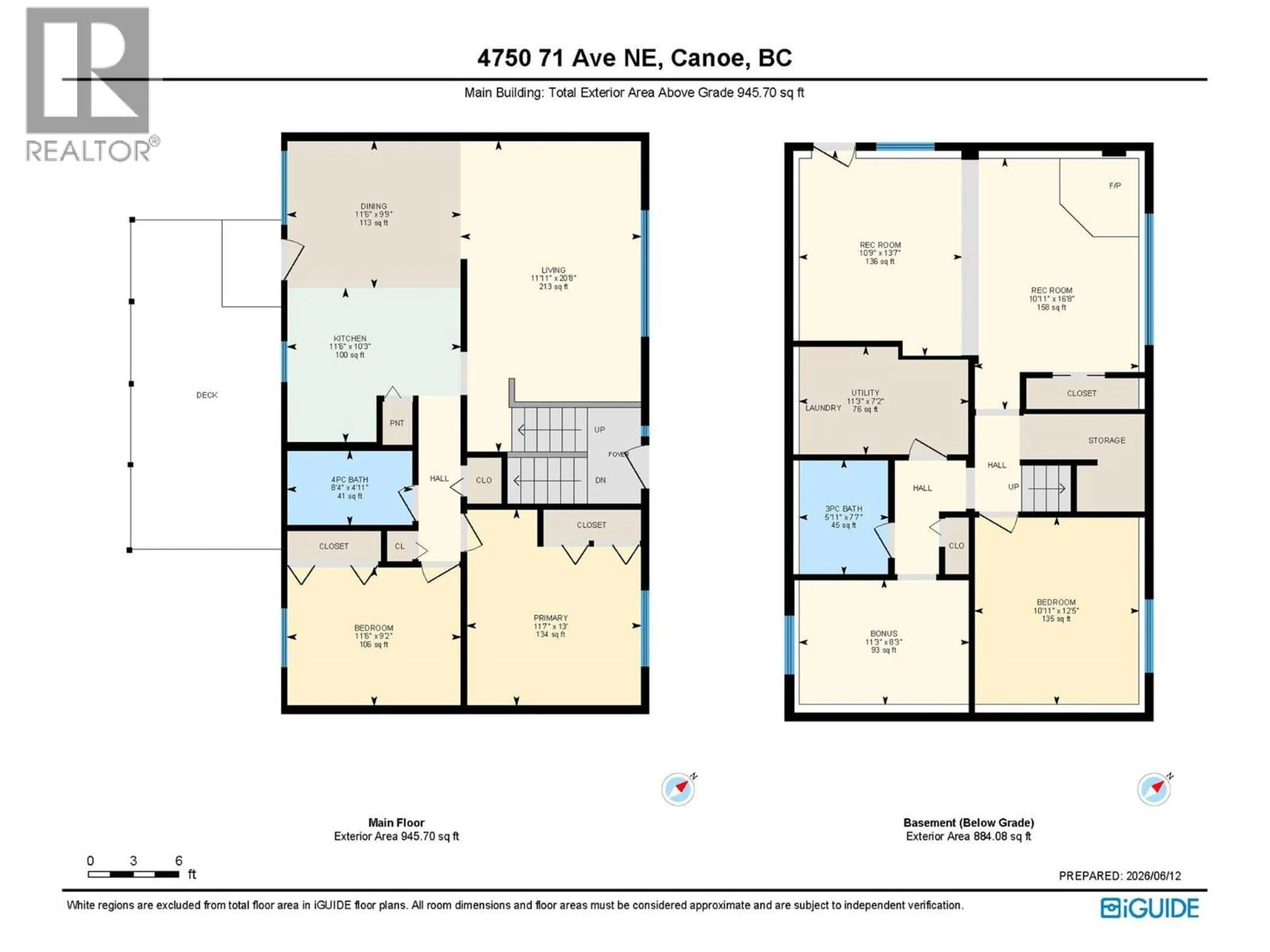 Floor plan for 4750 71 AVENUE NORTHEAST, Salmon Arm British Columbia V0E1K0