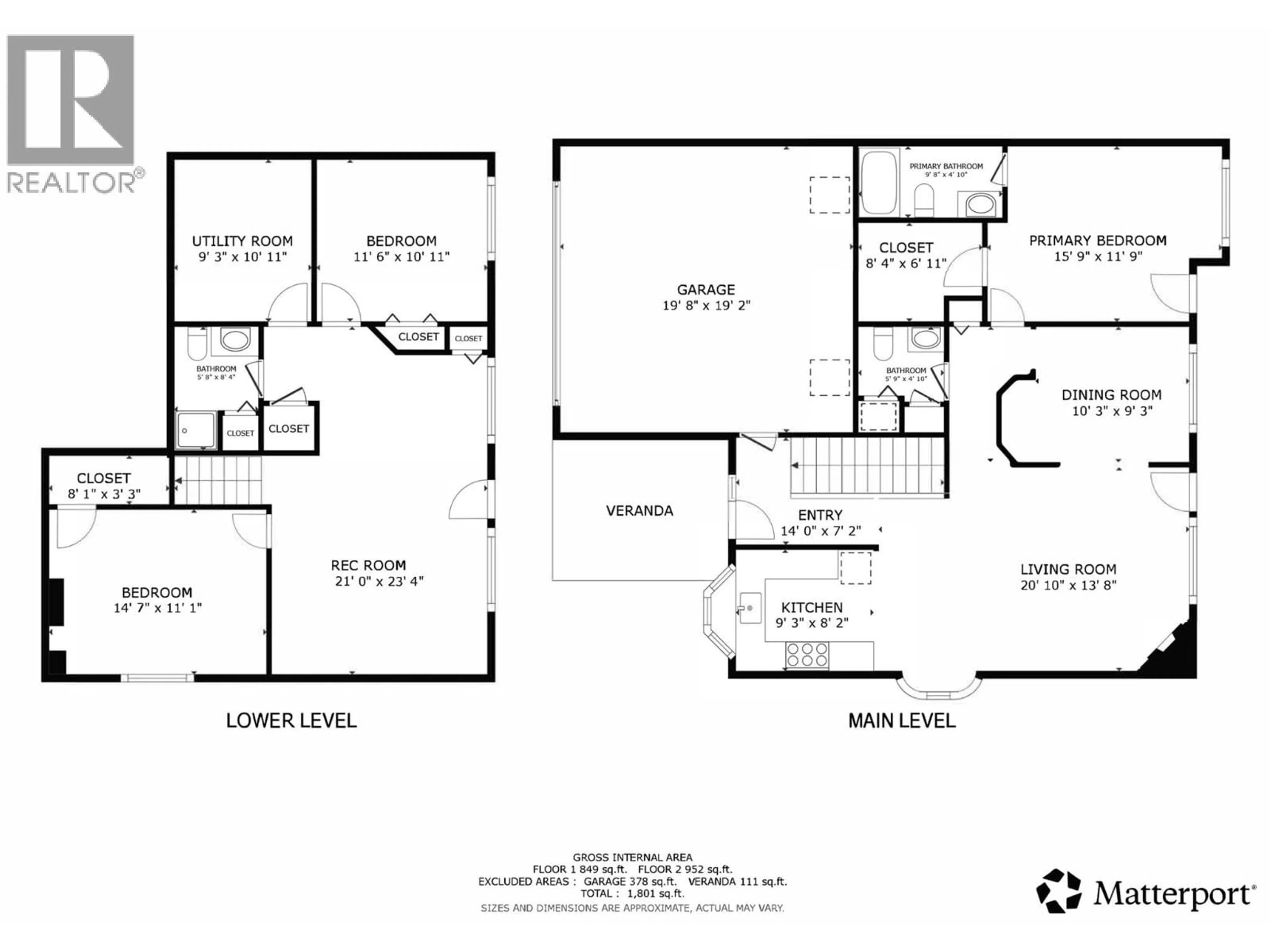 Floor plan for 442 WHITMAN WAY, Warfield British Columbia V1R4T9