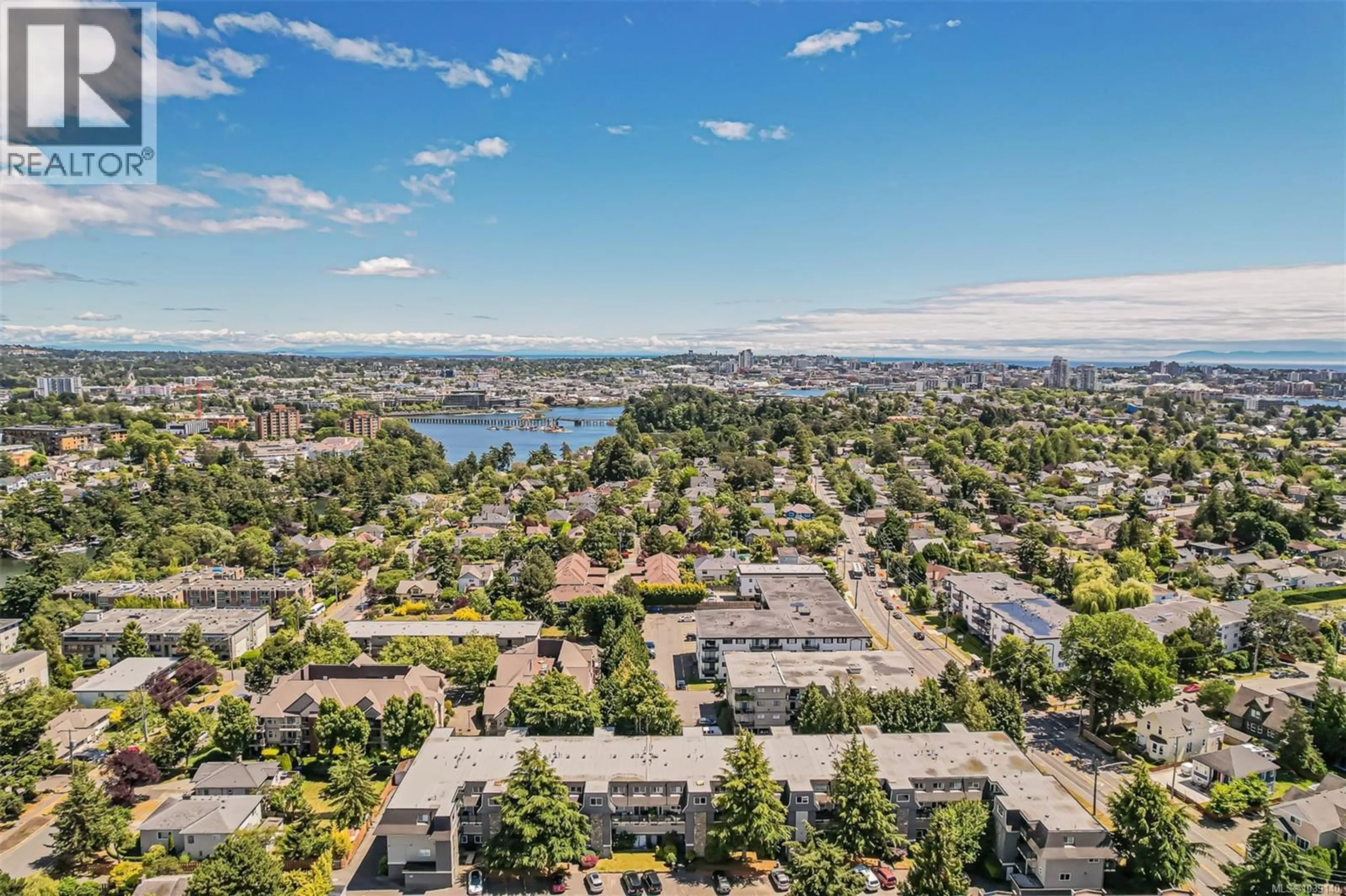 A pic from outside/outdoor area/front of a property/back of a property/a pic from drone, water/lake/river/ocean view for 1 - 840 CRAIGFLOWER ROAD, Esquimalt British Columbia V9A2X1