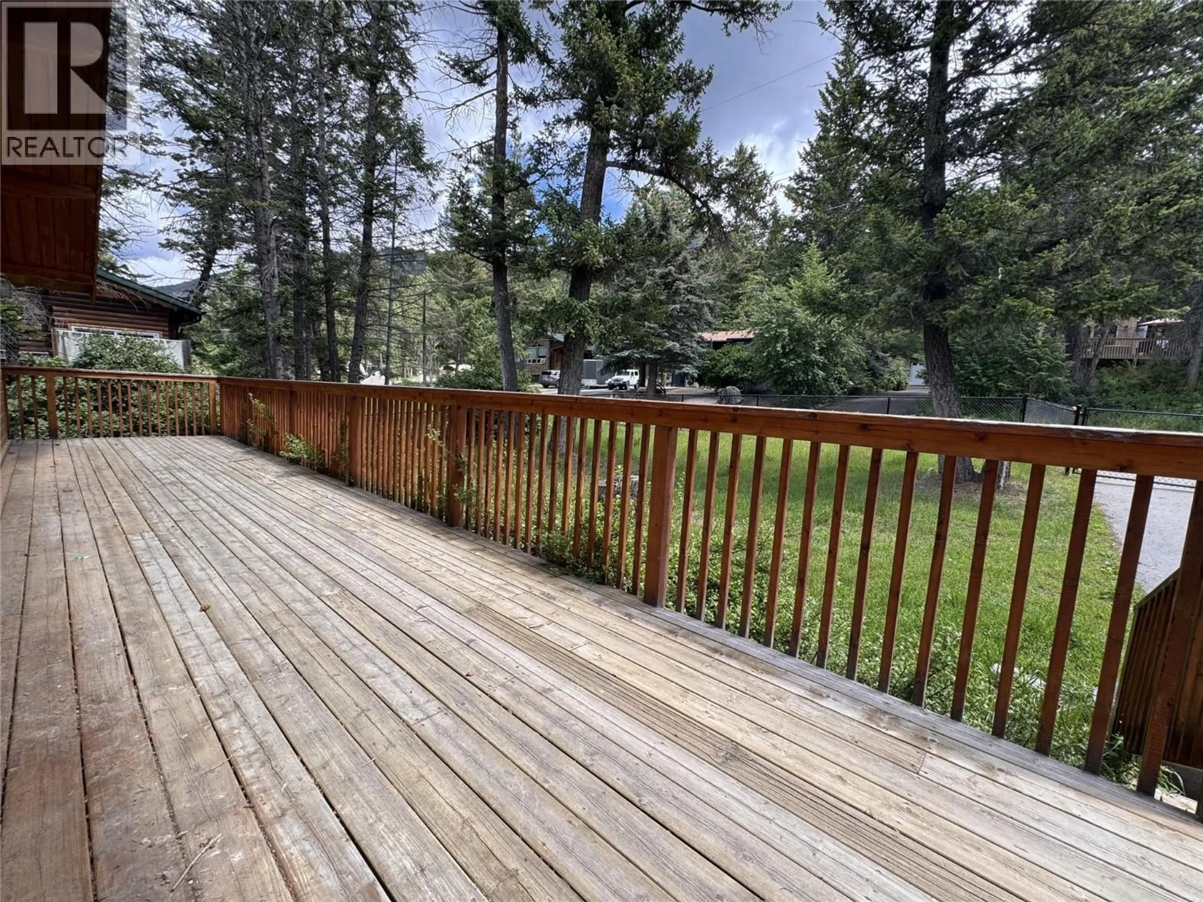Patio, forest/trees view for 5007 FAIRMONT CLOSE, Fairmont Hot Springs British Columbia V0B1L1