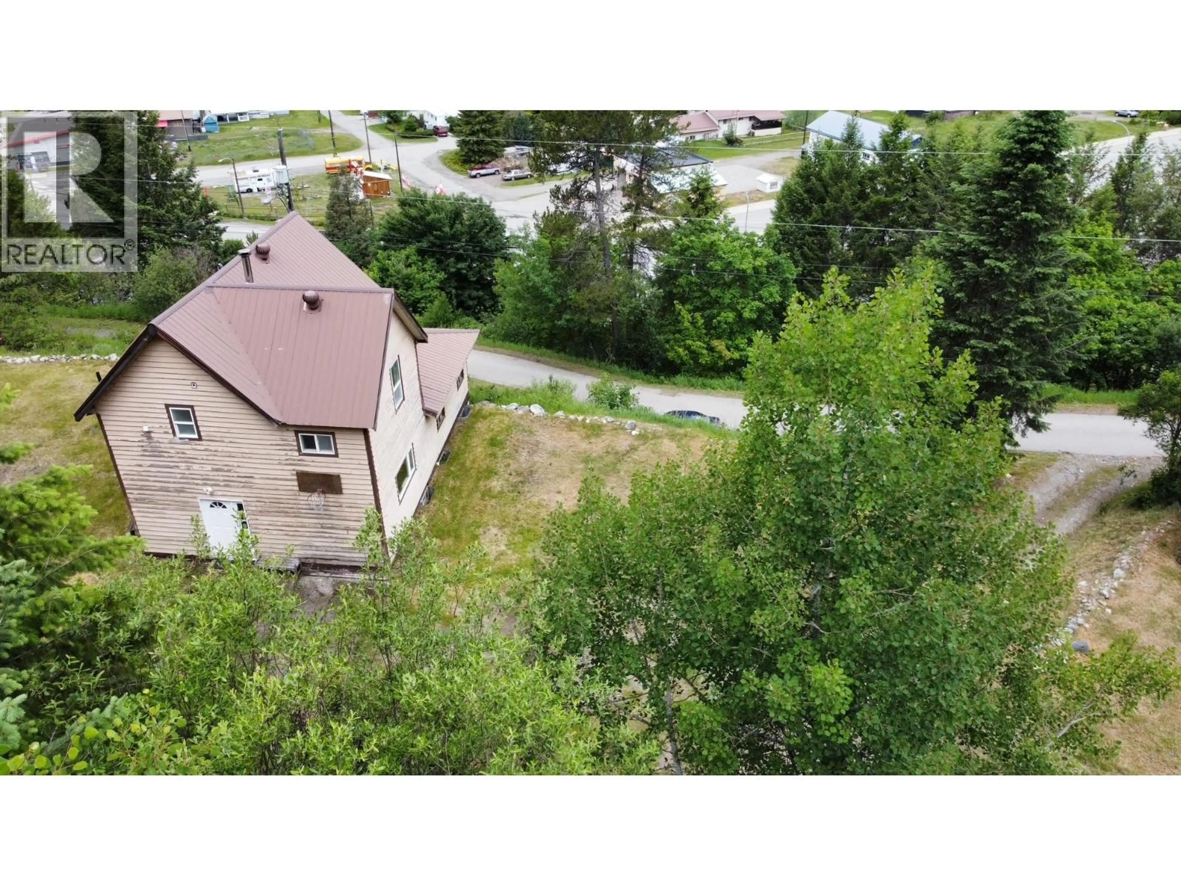 A pic from outside/outdoor area/front of a property/back of a property/a pic from drone, unknown for 456 LONG LAKE AVENUE, Greenwood British Columbia V0H1J0
