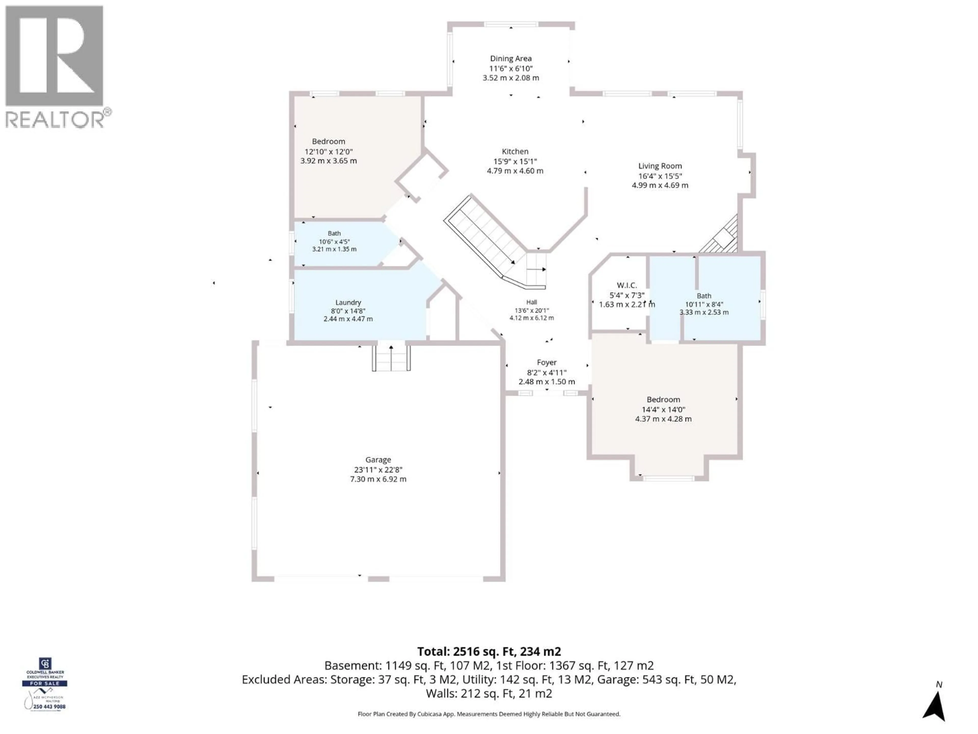 Floor plan for 2180 BRYCEN PLACE, Grand Forks British Columbia V0H1H0