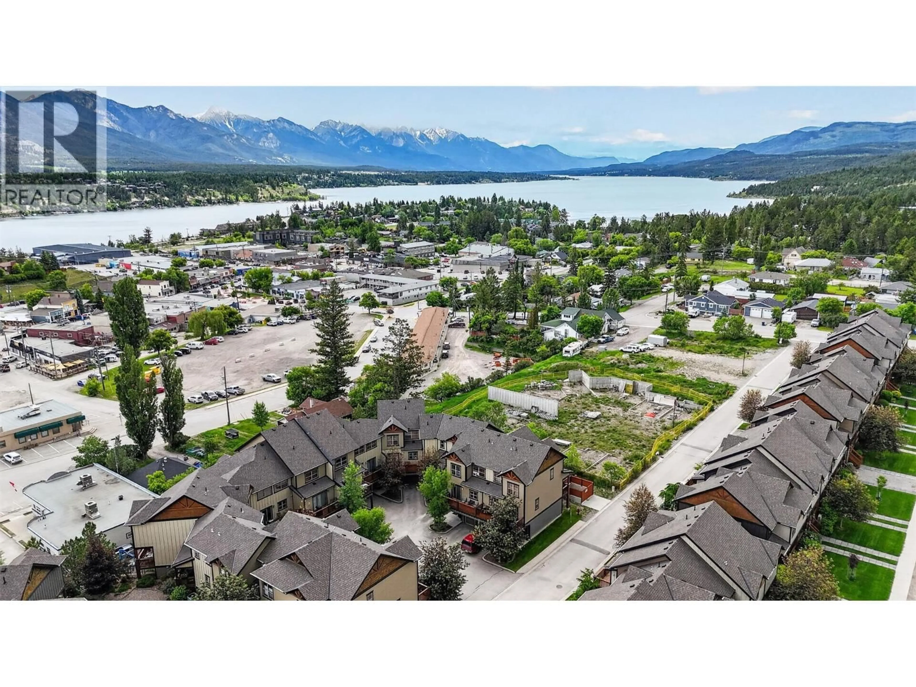 A pic from outside/outdoor area/front of a property/back of a property/a pic from drone, mountain view for 41 - 1000 9TH STREET, Invermere British Columbia V0A1K4