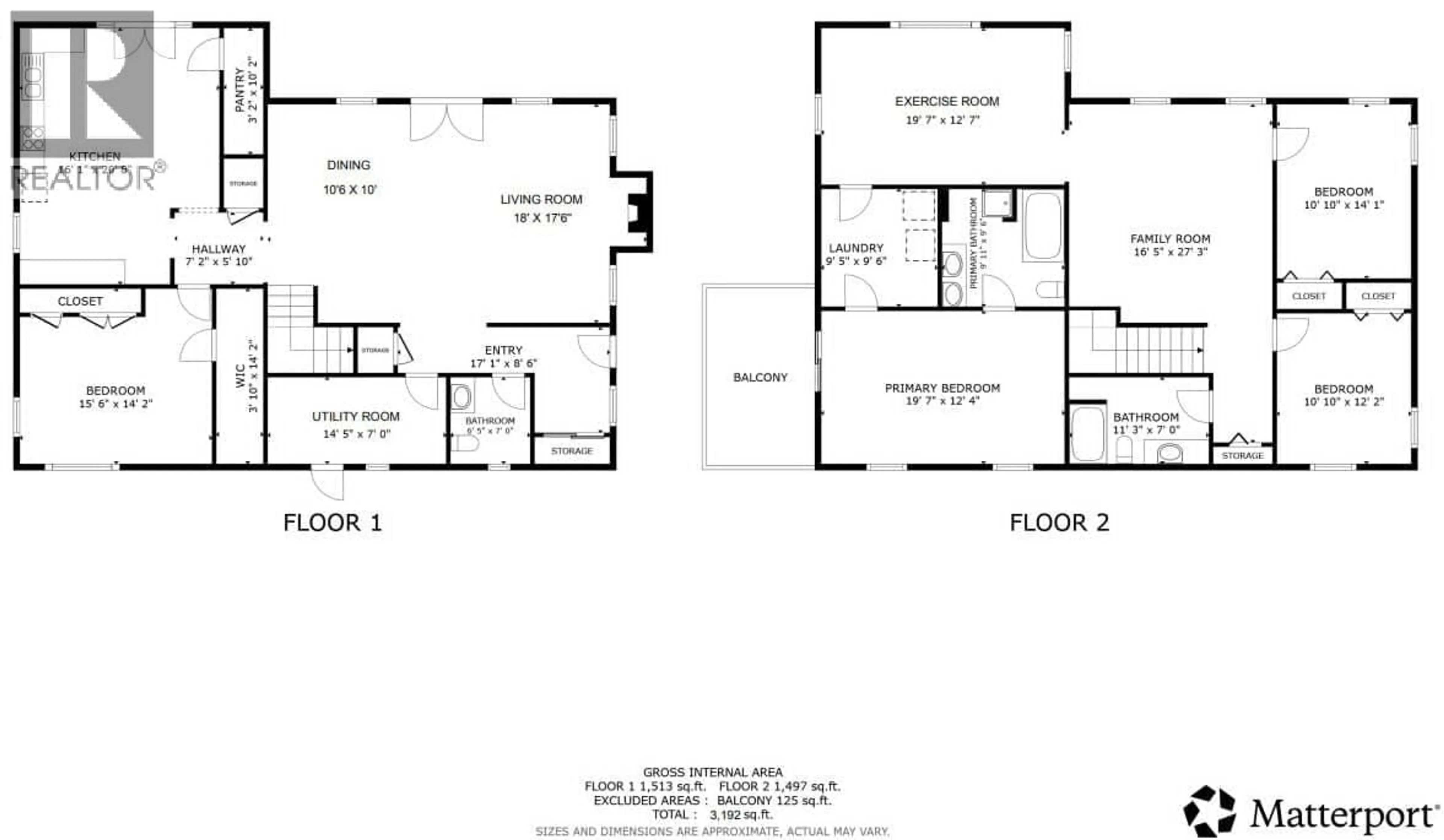 Floor plan for 1260 THOMPSON COURT, Kamloops British Columbia V0K2J0