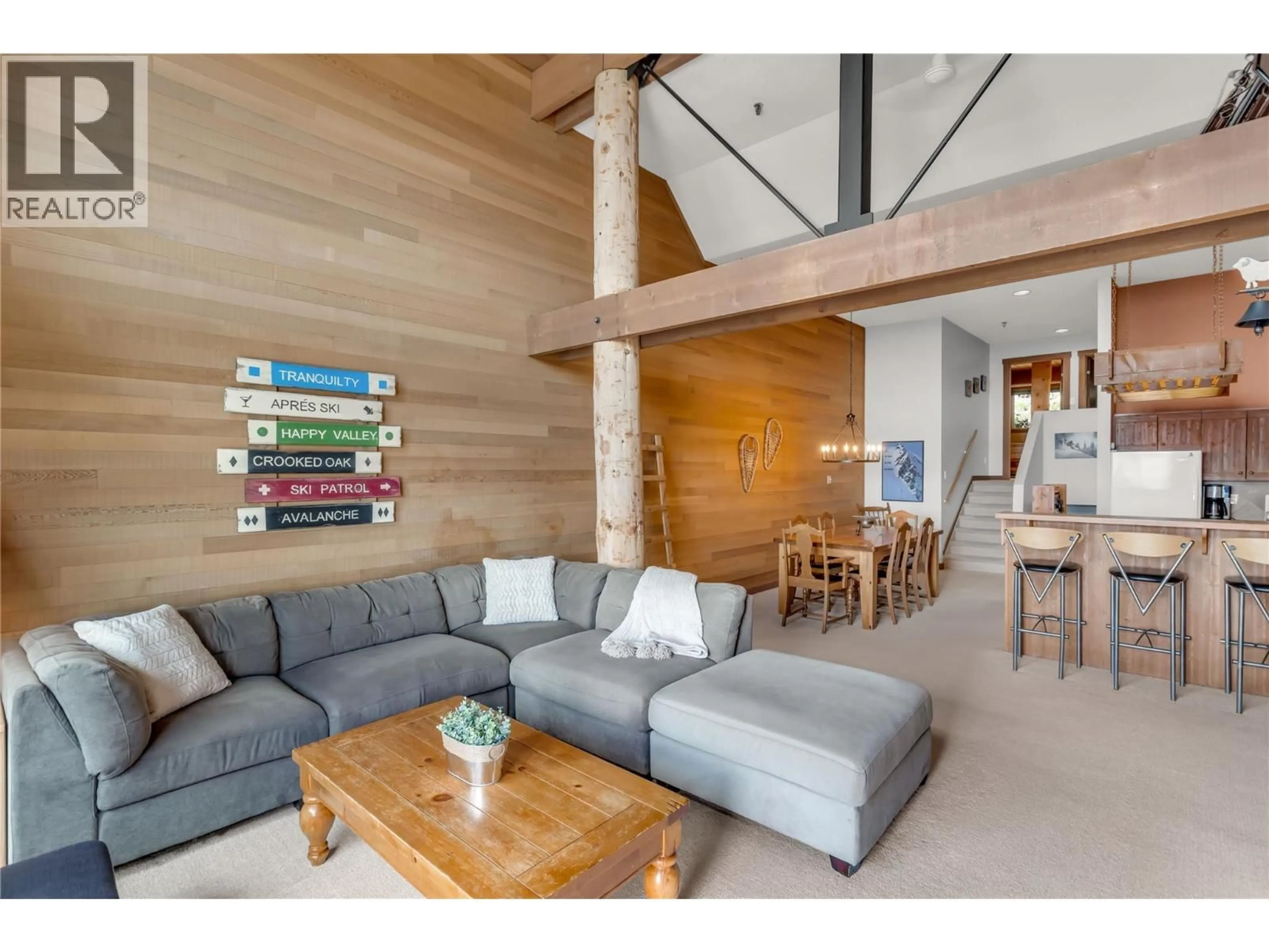 Living room with furniture, unknown for 608 - 7470 PORCUPINE ROAD, Big White British Columbia V1P4K5