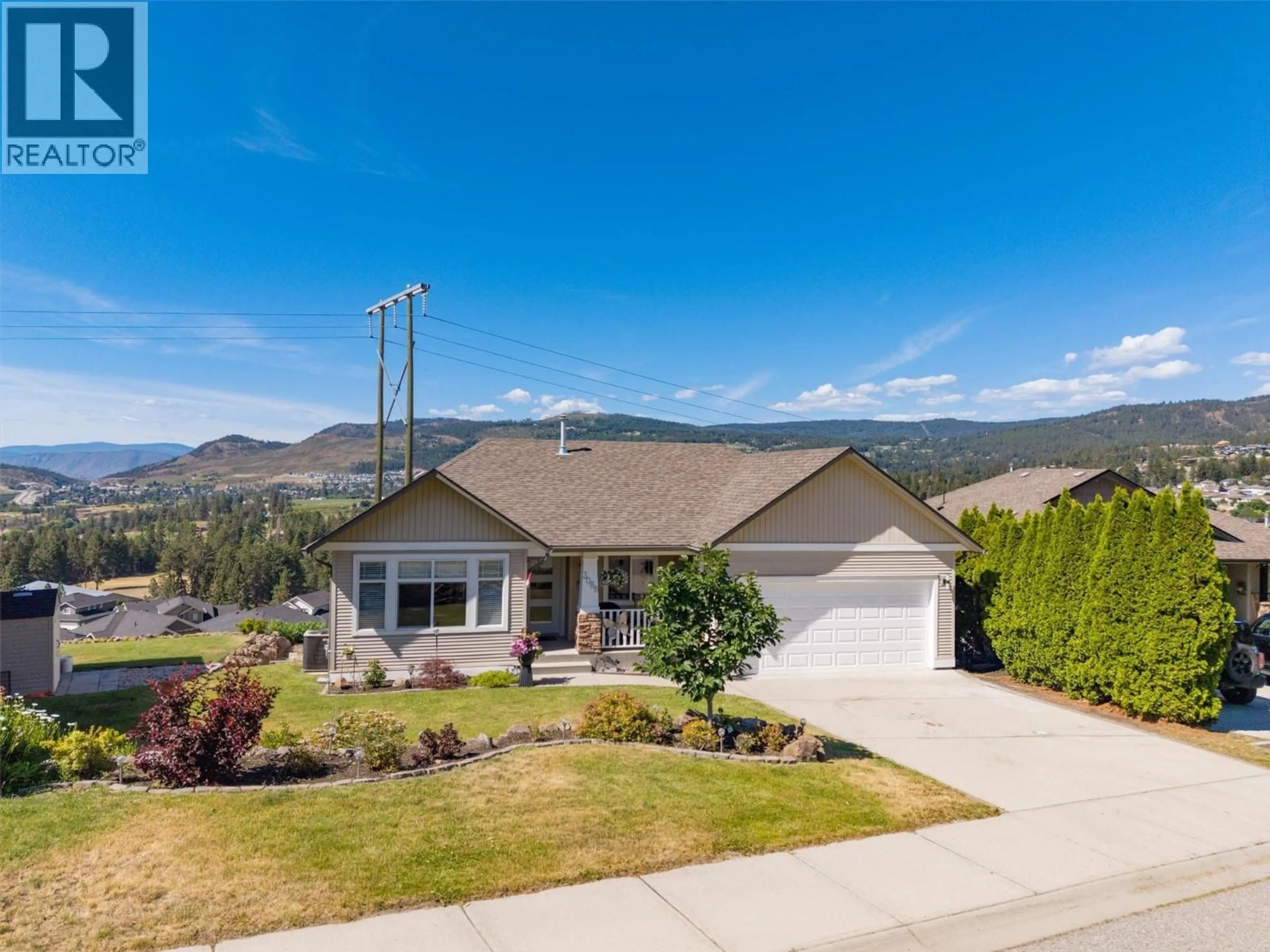 Home with vinyl exterior material, mountain view for 3088 SAGEVIEW ROAD, West Kelowna British Columbia V4T2Y5