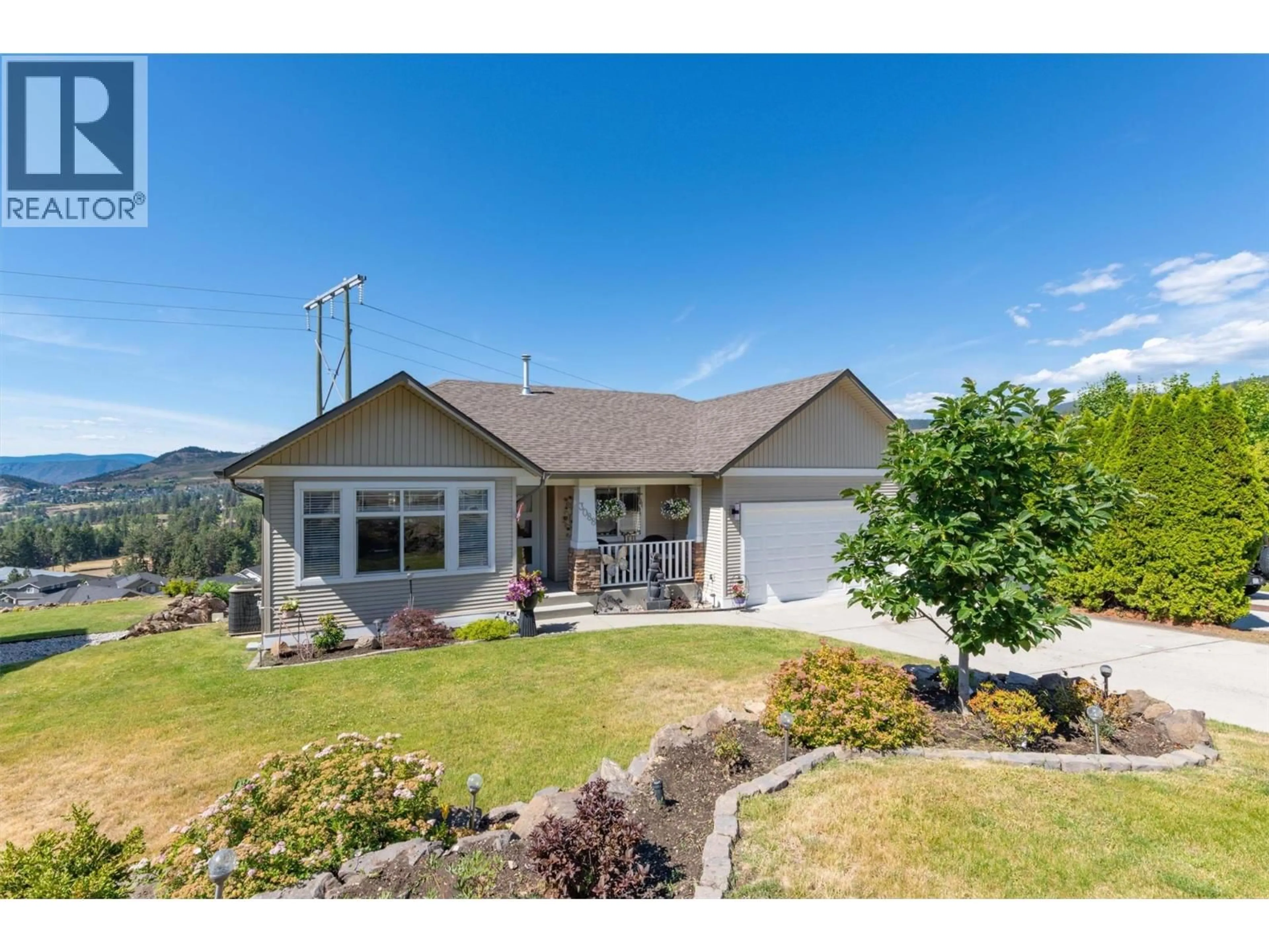 Home with vinyl exterior material, mountain view for 3088 SAGEVIEW ROAD, West Kelowna British Columbia V4T2Y5