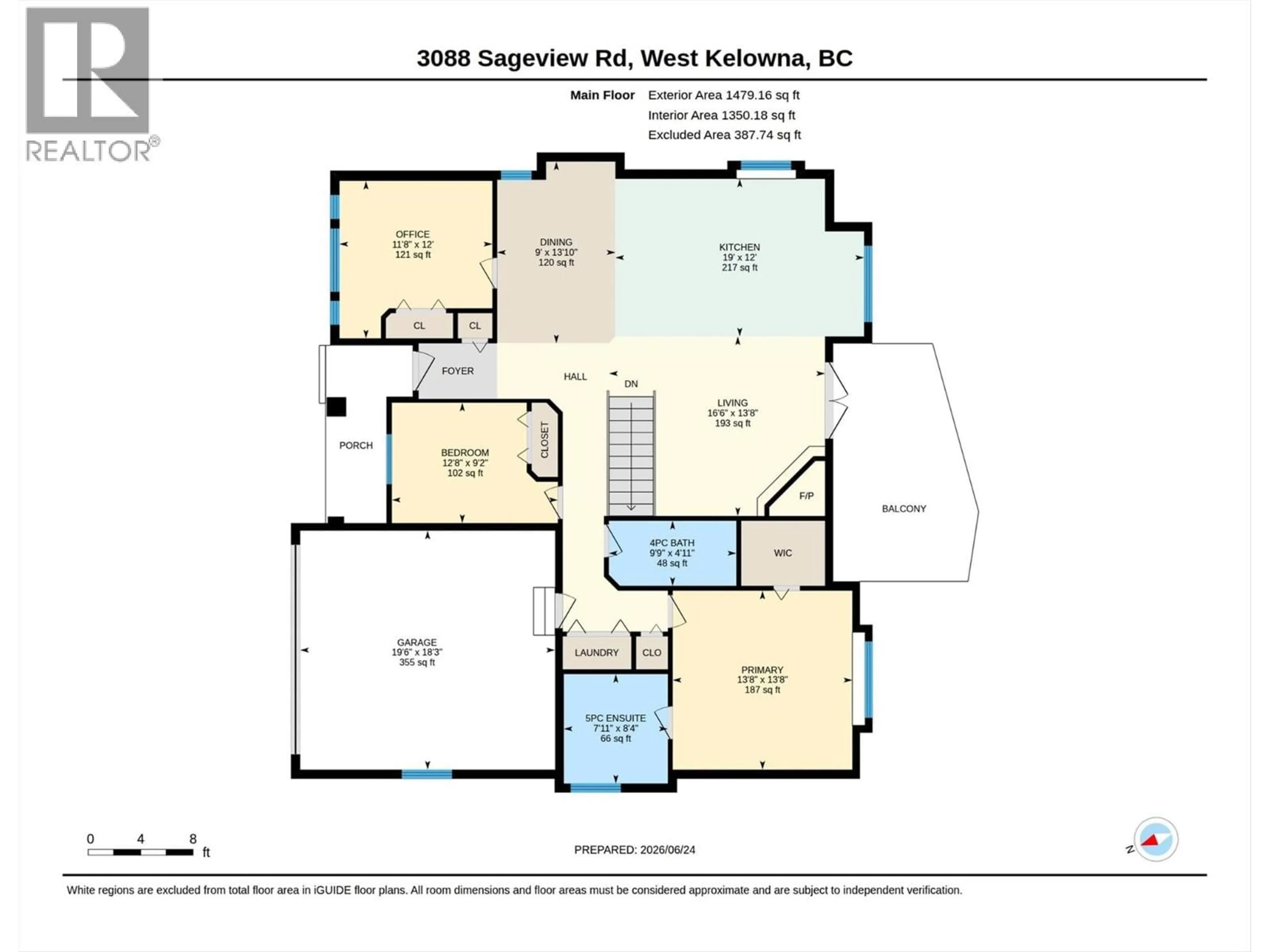 Floor plan for 3088 SAGEVIEW ROAD, West Kelowna British Columbia V4T2Y5