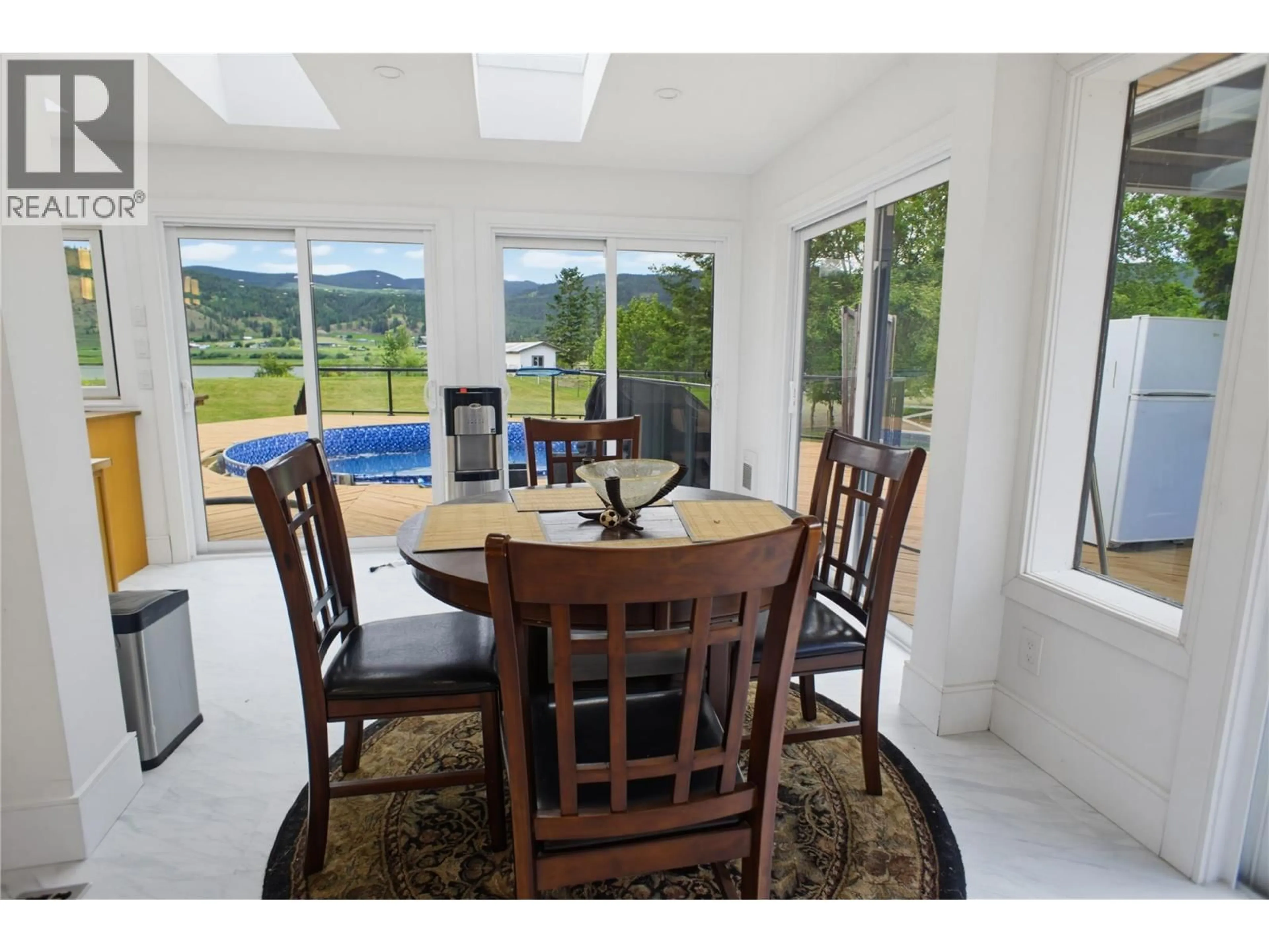 Dining room, ceramic/tile floor for 8576 WESTSYDE ROAD, Kamloops British Columbia V2B8S3