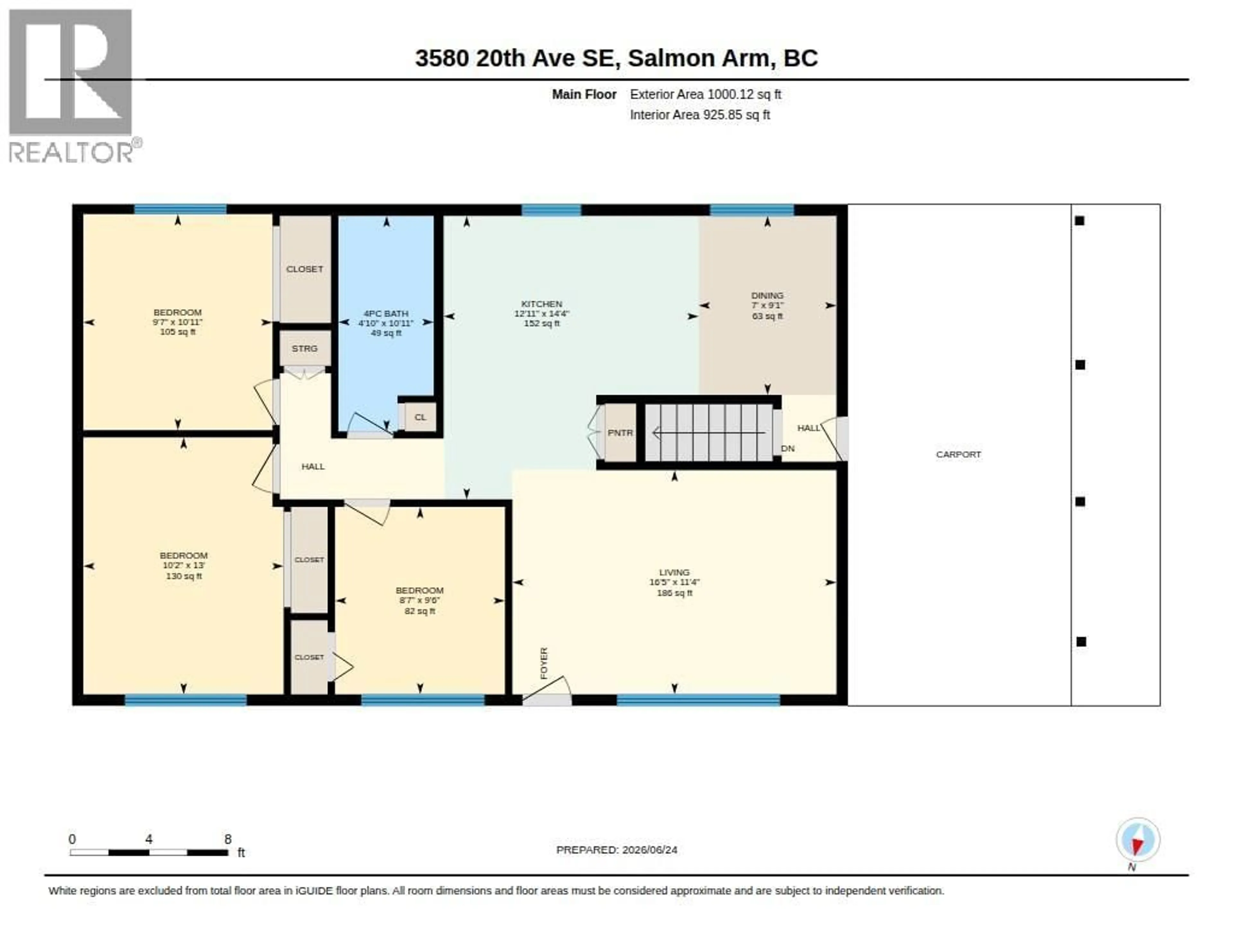 Floor plan for 3580 20 AVENUE SOUTHEAST, Salmon Arm British Columbia V1E1X9