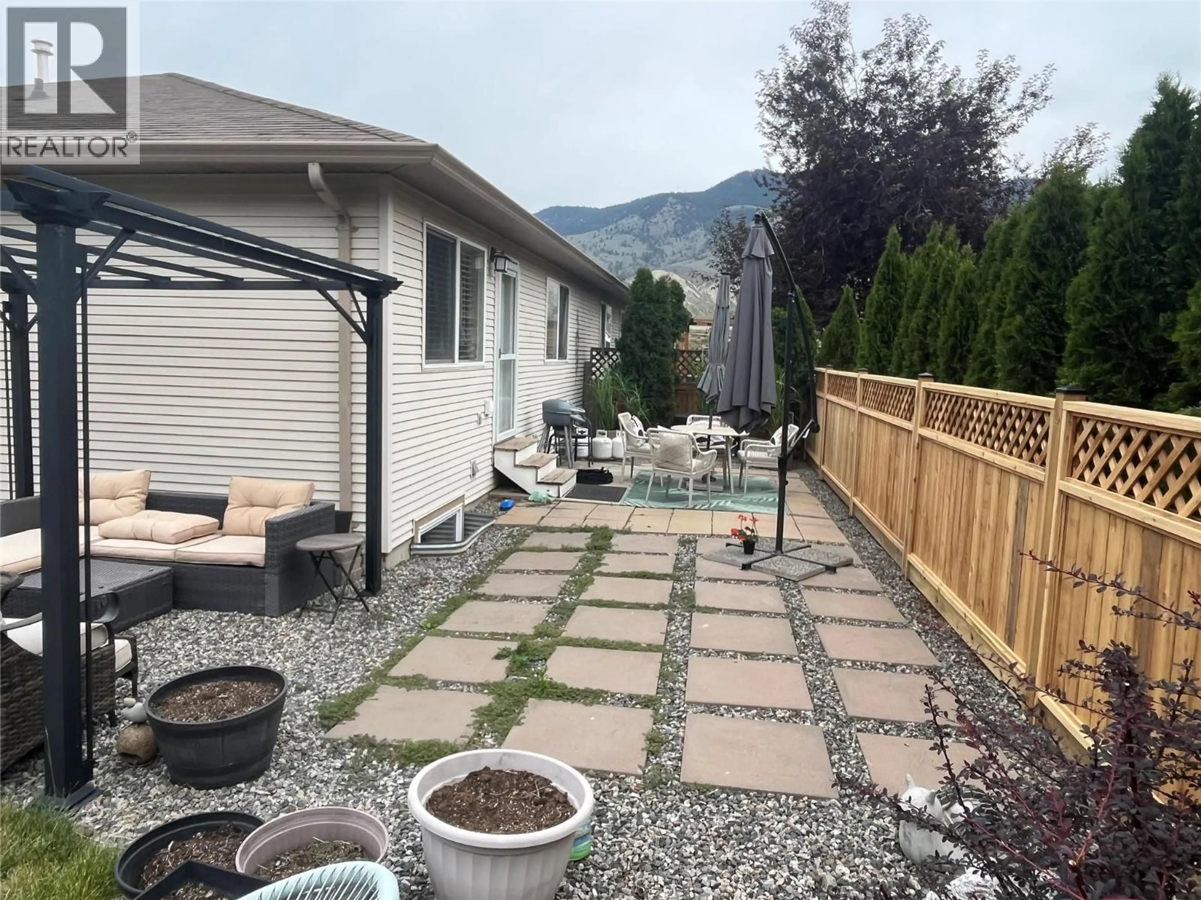 Patio, mountain view for 36 - 5200 DALLAS DRIVE, Kamloops British Columbia V2C6Y8