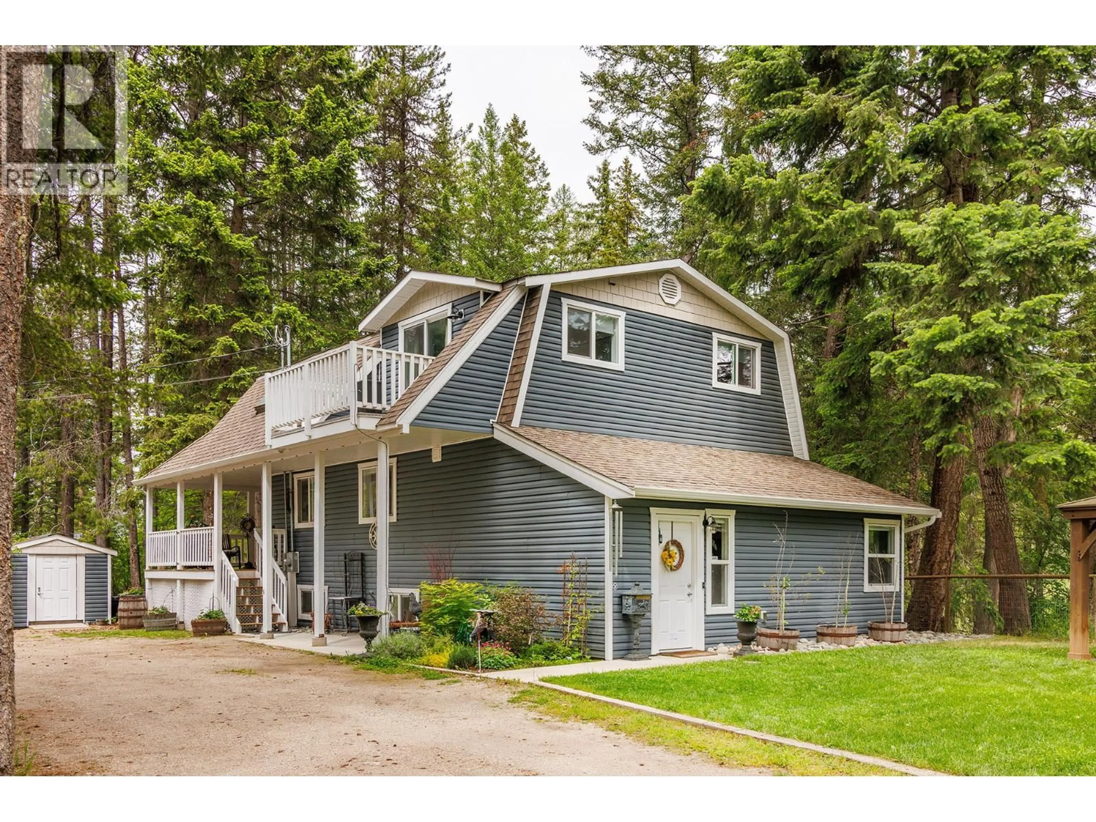 Home with vinyl exterior material, street for 12310 GREYSTOKES ROAD, Kelowna British Columbia V1X3C8