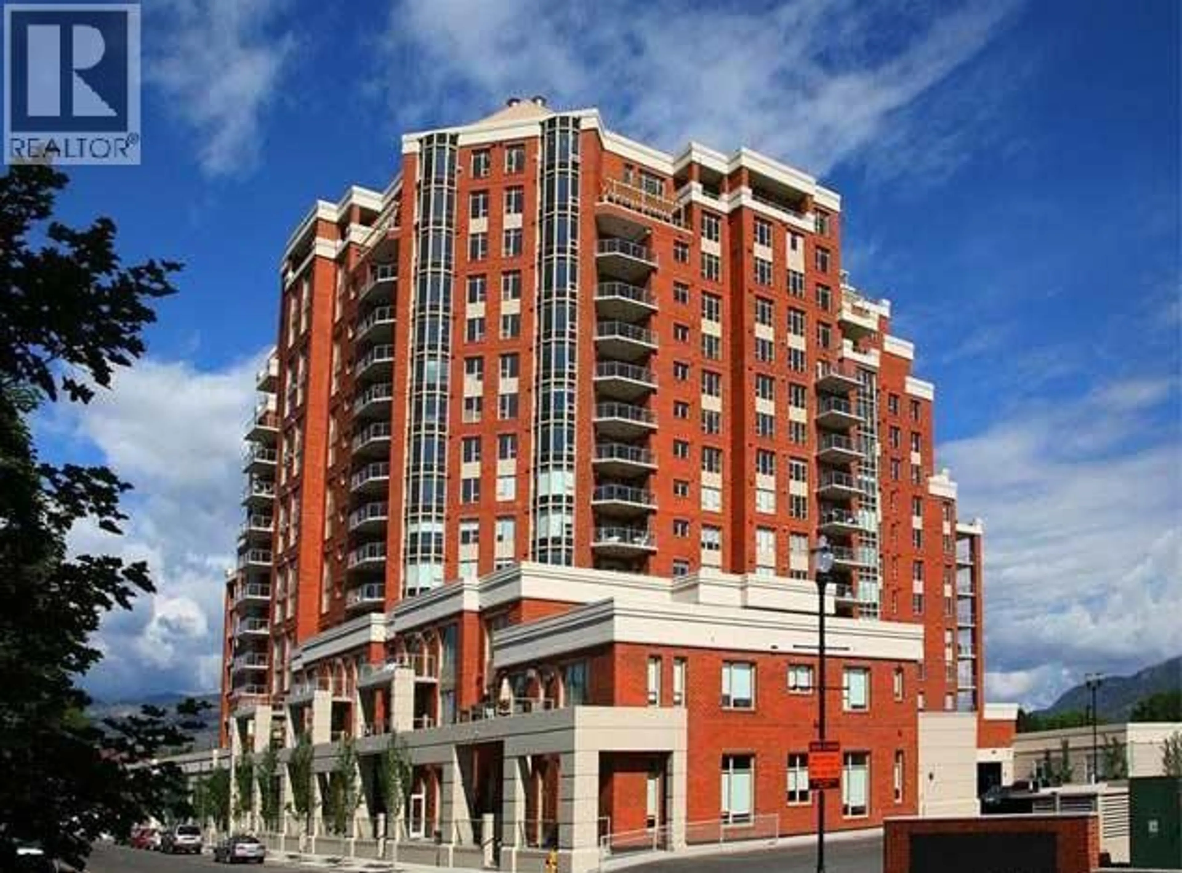 Home with brick exterior material, building for 1209 - 1160 BERNARD AVENUE, Kelowna British Columbia V1Y6R2