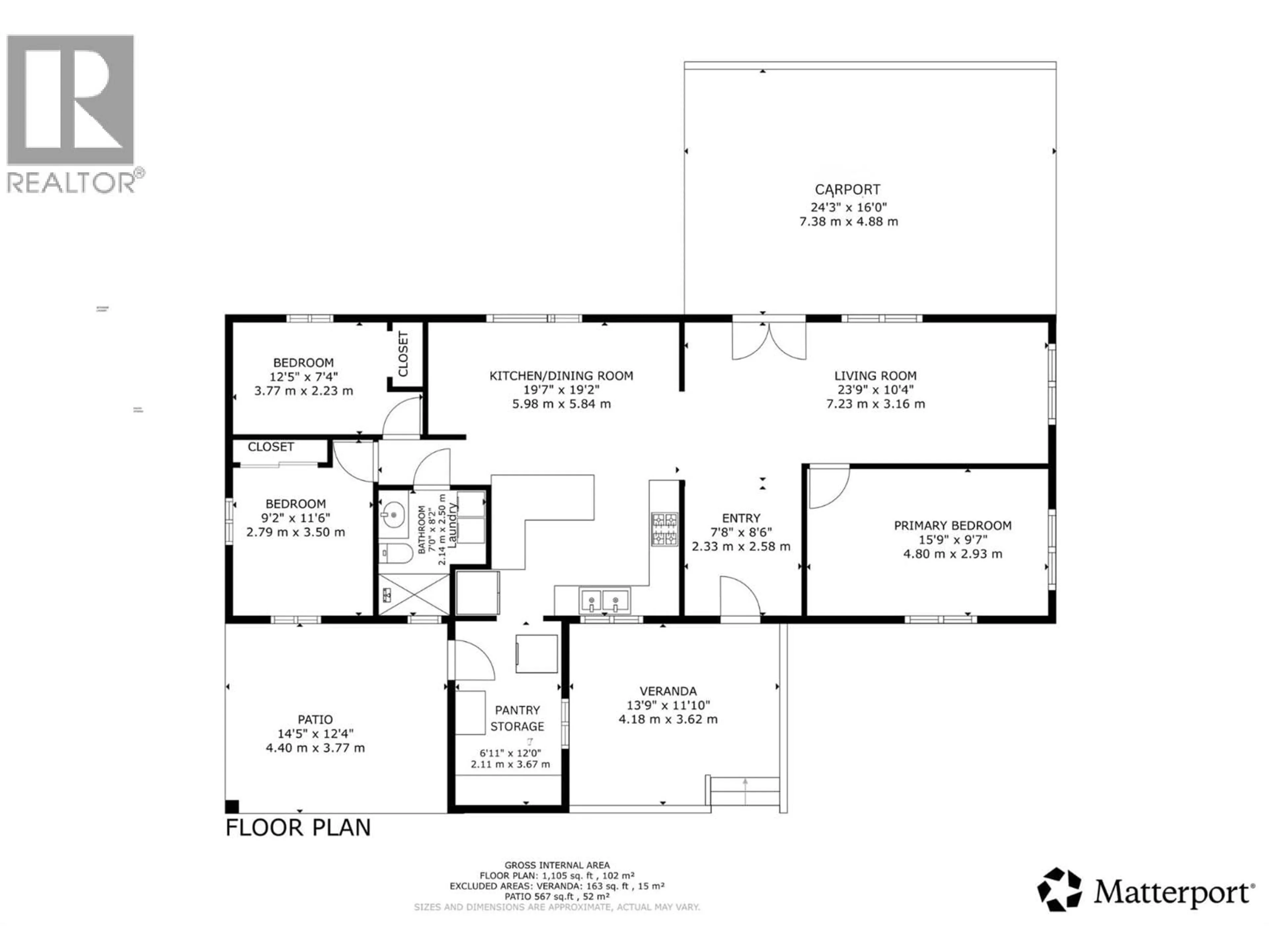 Floor plan for 635 LAKEVIEW ARROW CREEK ROAD, Wynndel British Columbia V0B2N1