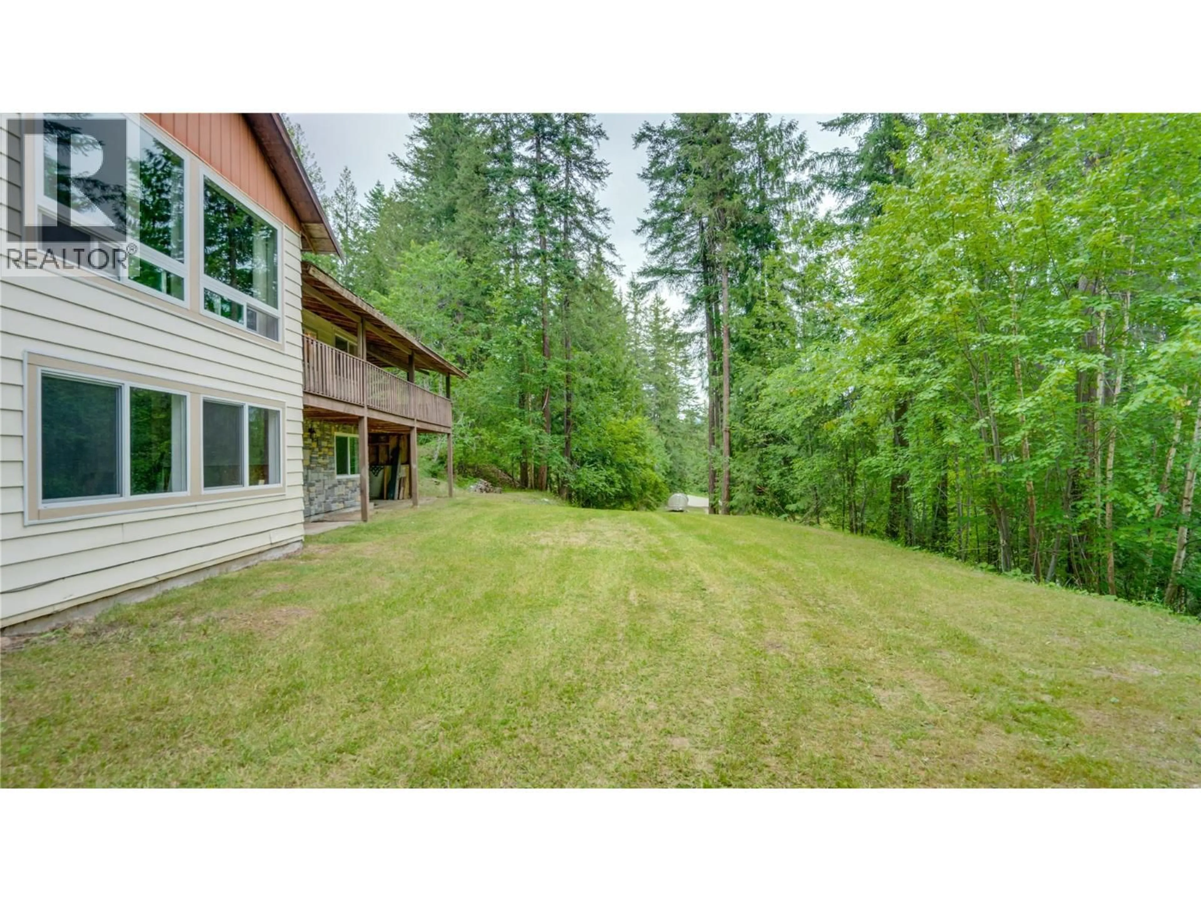 A pic from outside/outdoor area/front of a property/back of a property/a pic from drone, forest/trees view for 454 GRANDVIEW BENCH ROAD, Salmon Arm British Columbia V1E2Y4
