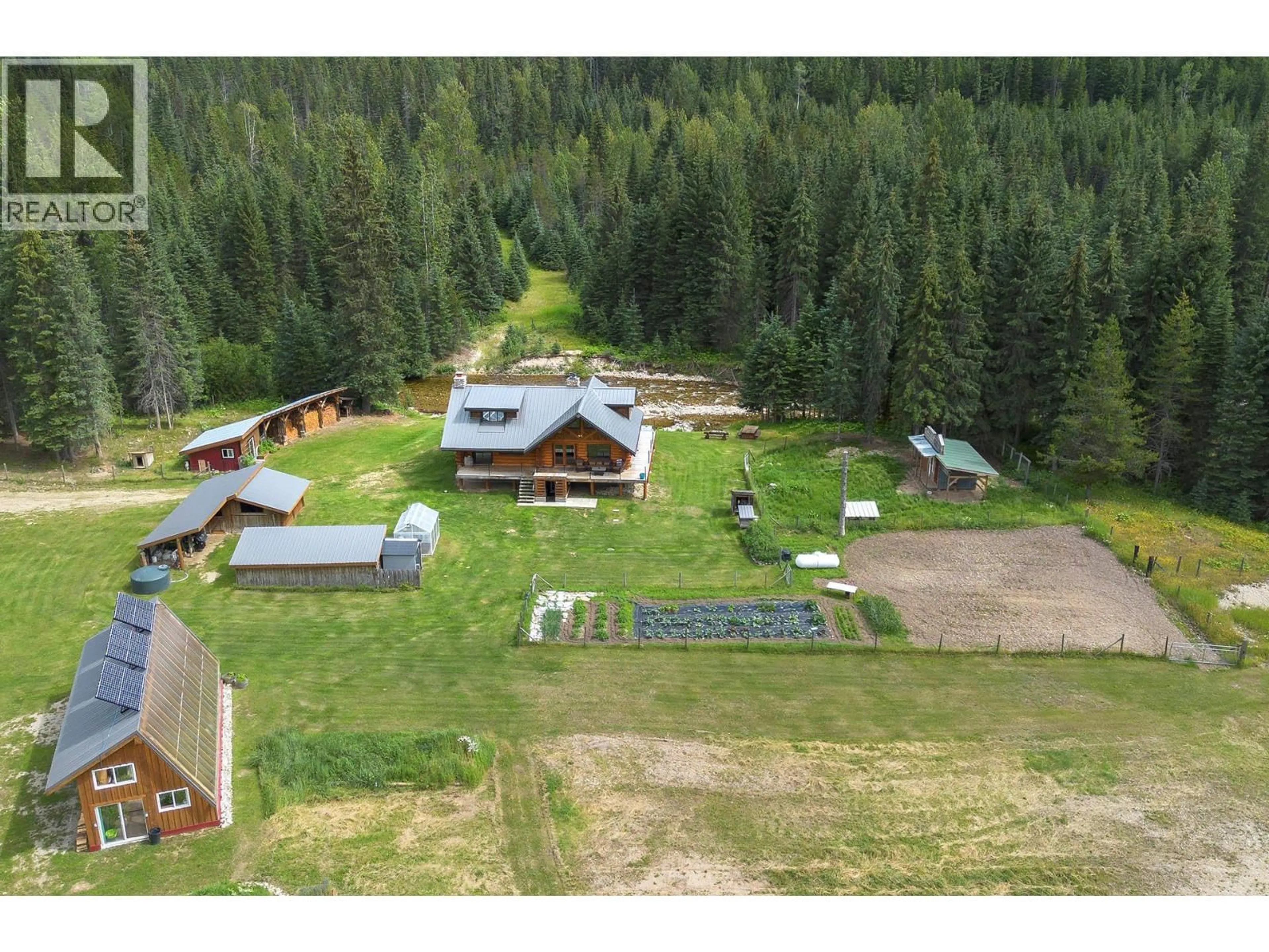 A pic from outside/outdoor area/front of a property/back of a property/a pic from drone, mountain view for 3881 MAD RIVER FOREST SERVICE ROAD, Vavenby British Columbia V0E3A0