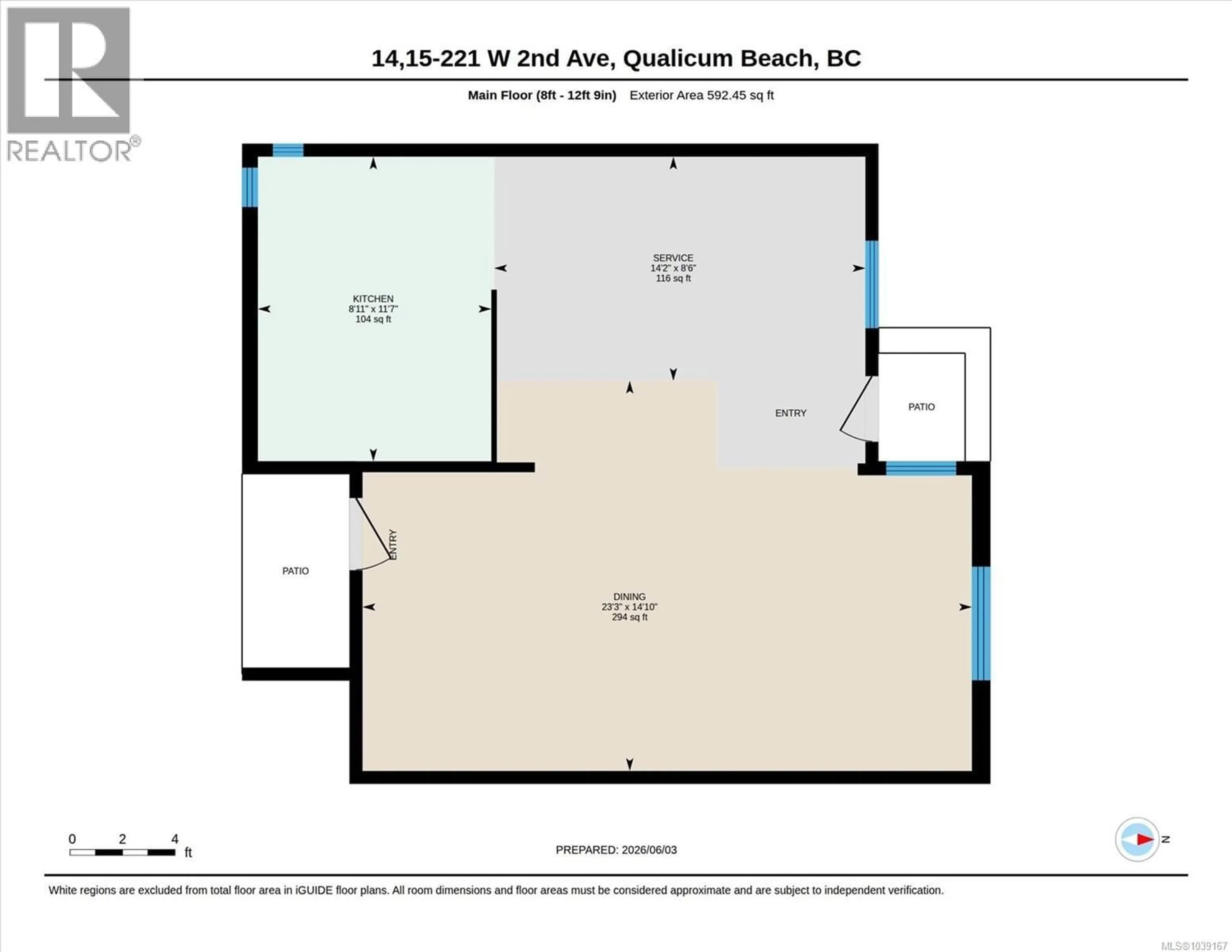 Floor plan for 14&15 - 221 SECOND AVENUE WEST, Qualicum Beach British Columbia V9K2S5