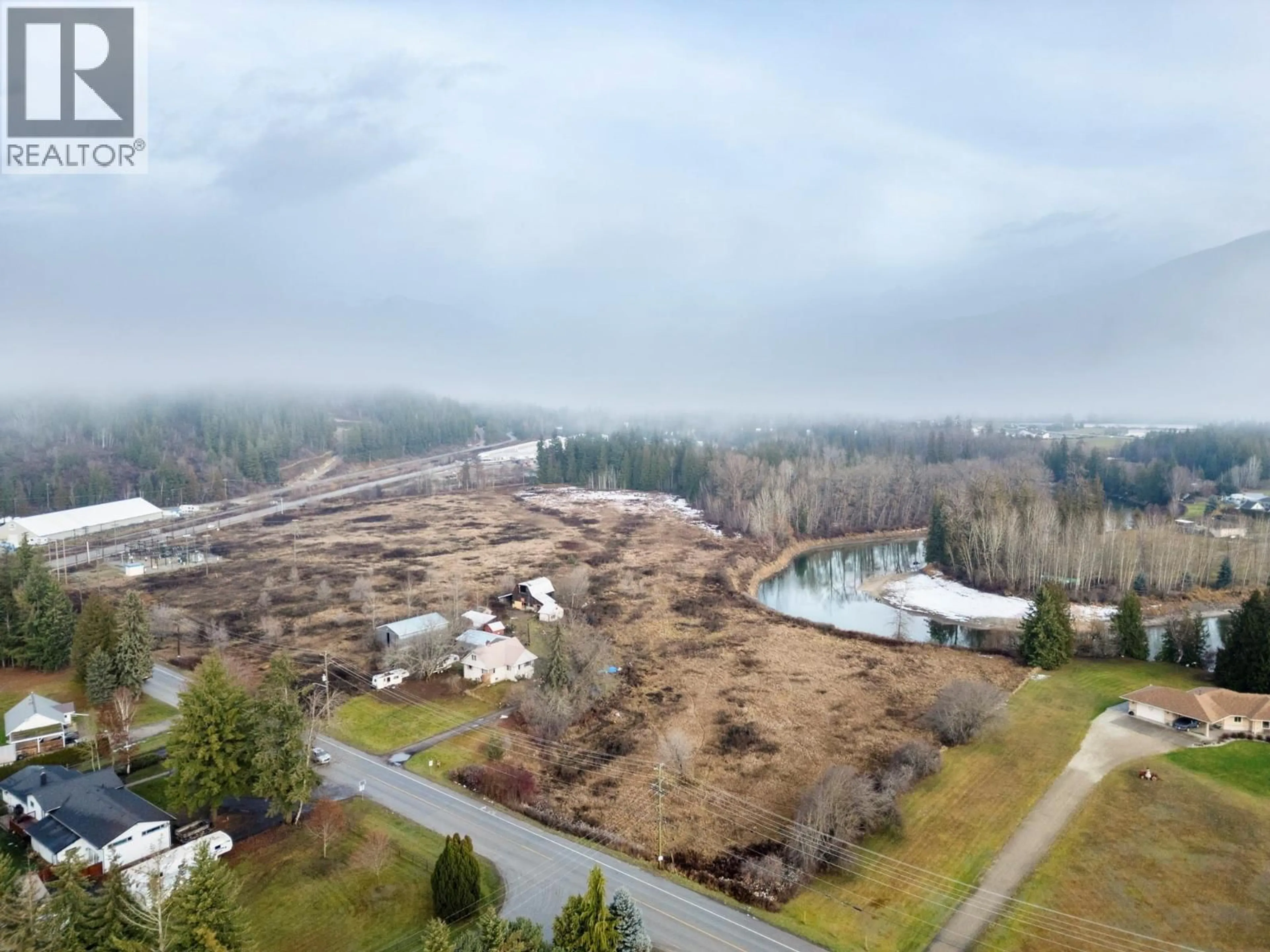 A pic from outside/outdoor area/front of a property/back of a property/a pic from drone, forest/trees view for 1513 SOLSQUA SICAMOUS ROAD, Sicamous British Columbia V0E2V0