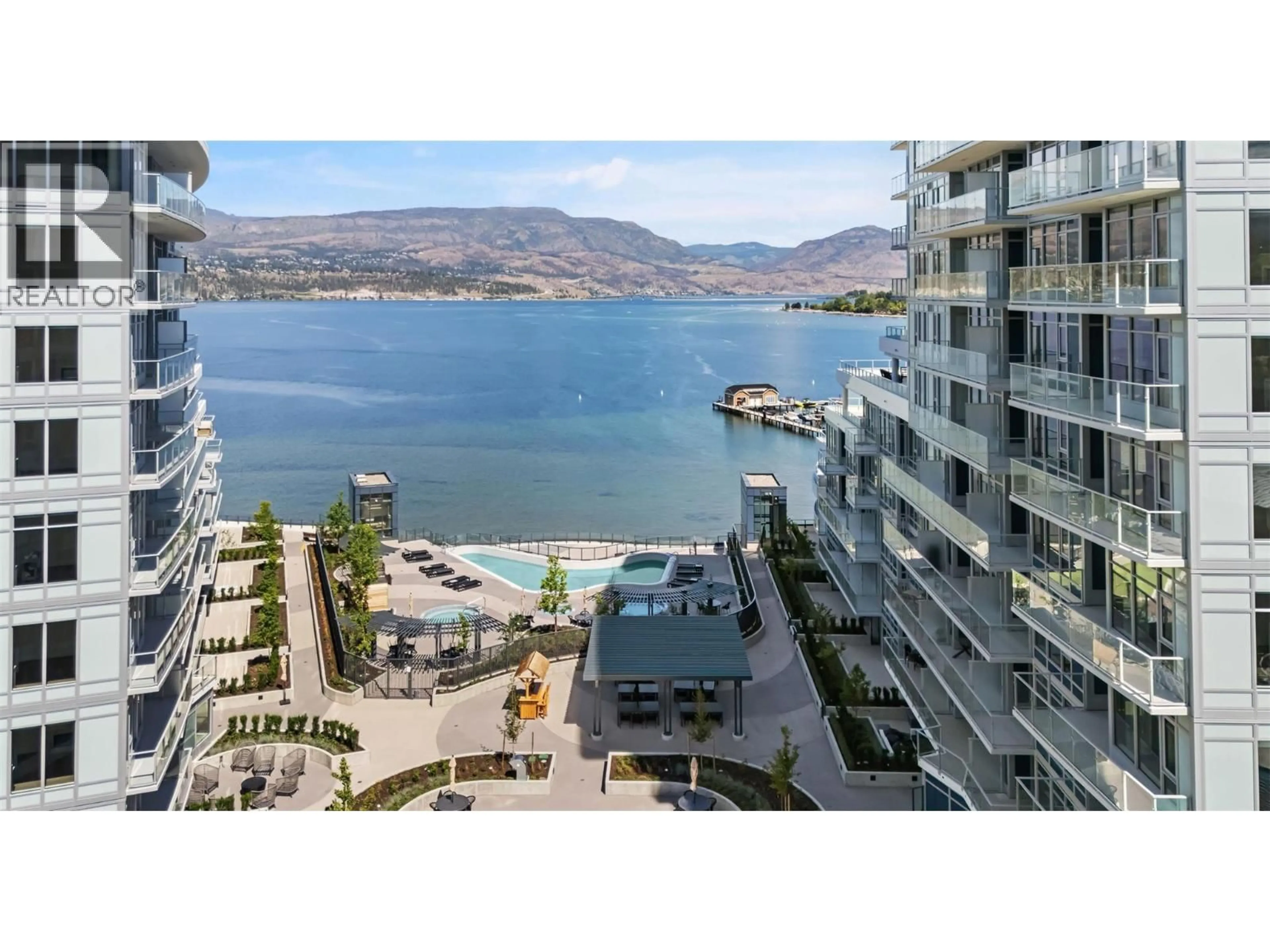 A pic from outside/outdoor area/front of a property/back of a property/a pic from drone, water/lake/river/ocean view for 715 - 3700 CAPOZZI ROAD, Kelowna British Columbia V1W0J5