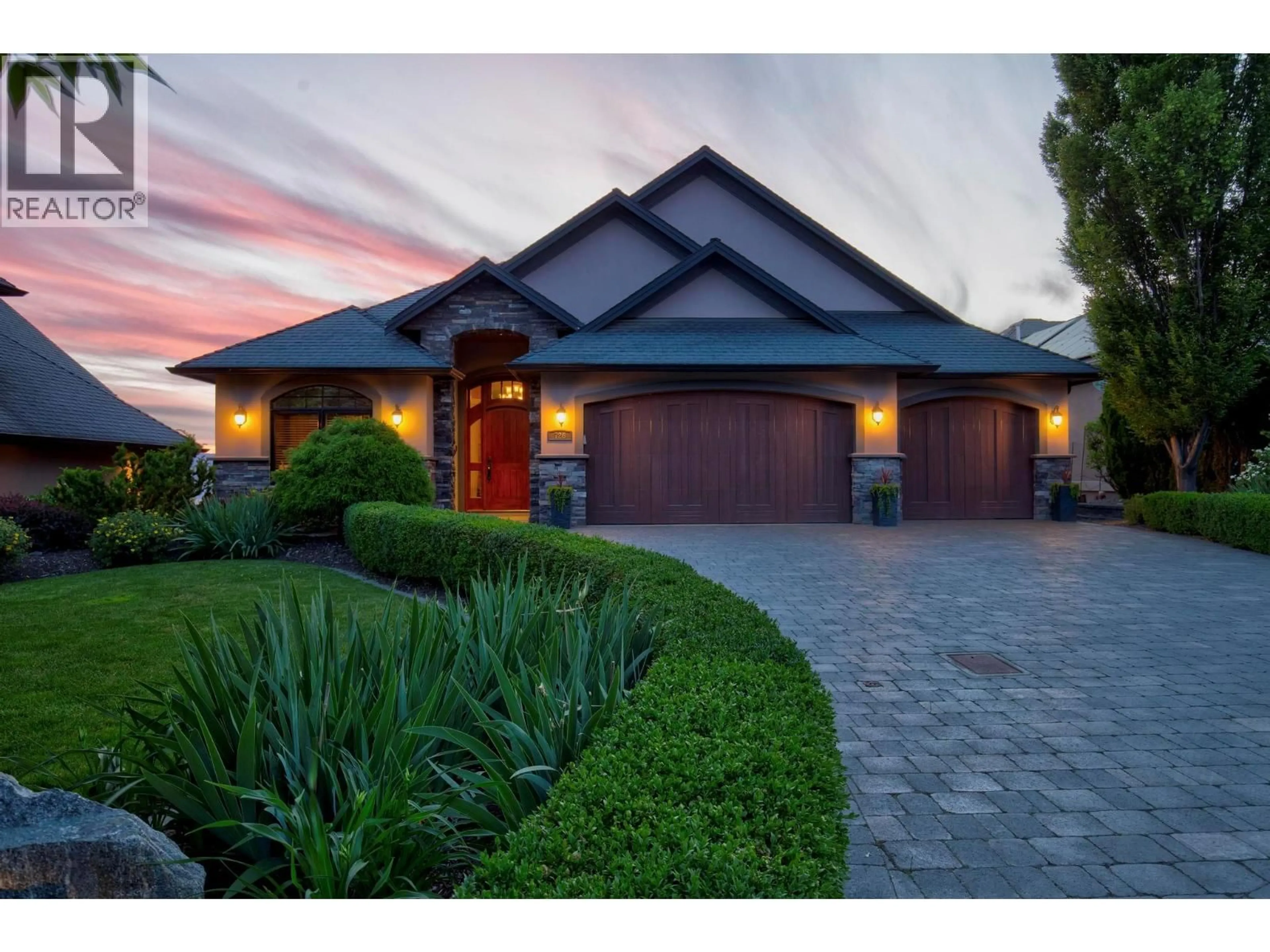 Home with brick exterior material, street for 726 MARIN CRESCENT, Kelowna British Columbia V1W5C8
