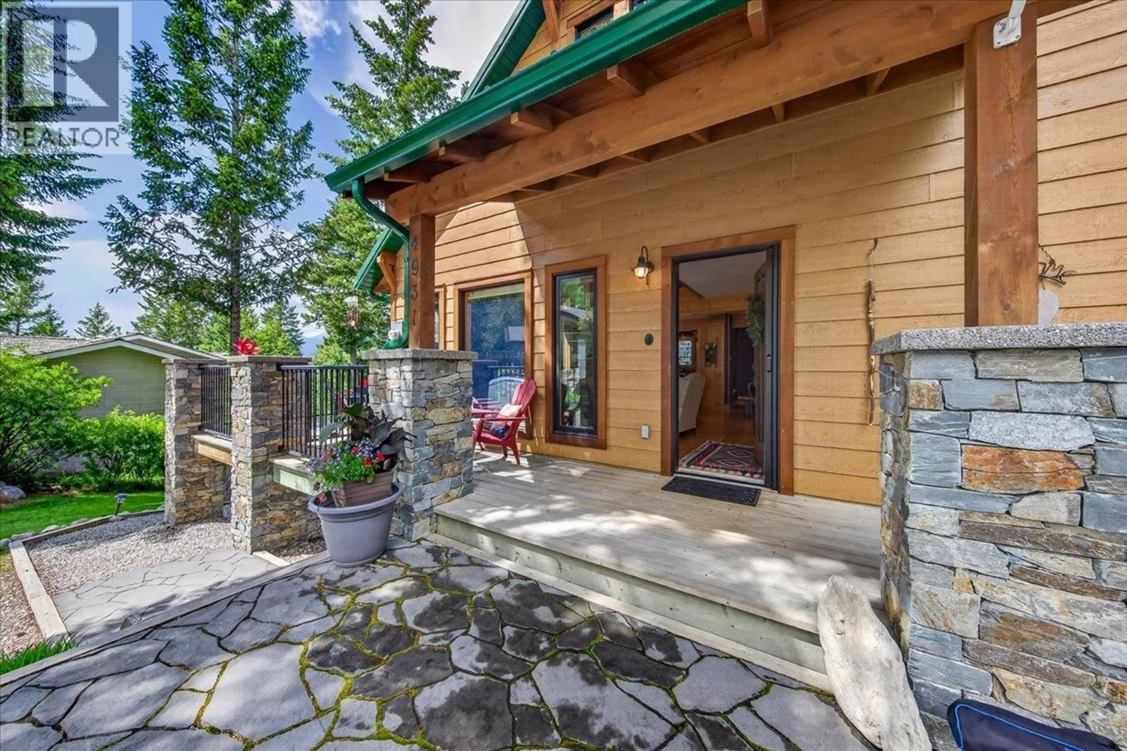 Patio, mountain view for 4931 MOUNTAINTOP DRIVE, Fairmont Hot Springs British Columbia V0B1L1