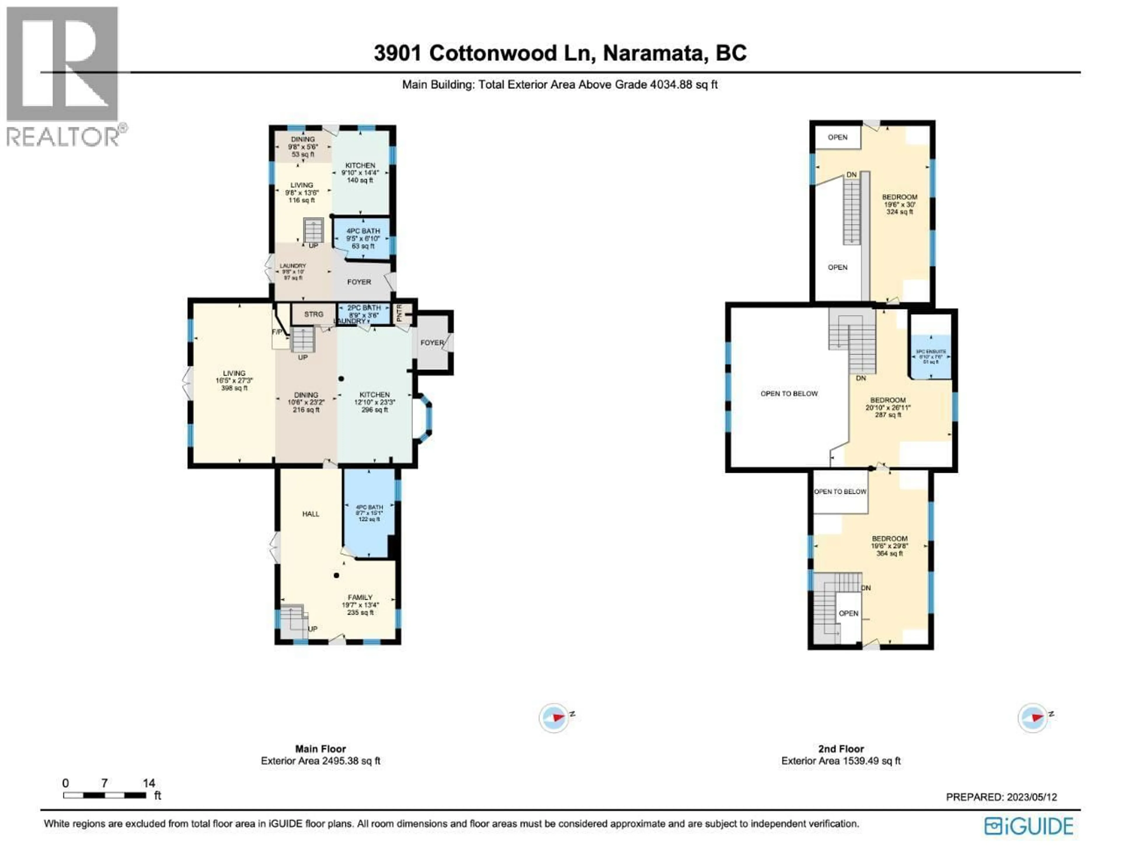 Floor plan for 3901 COTTONWOOD LANE, Naramata British Columbia V0H1N1