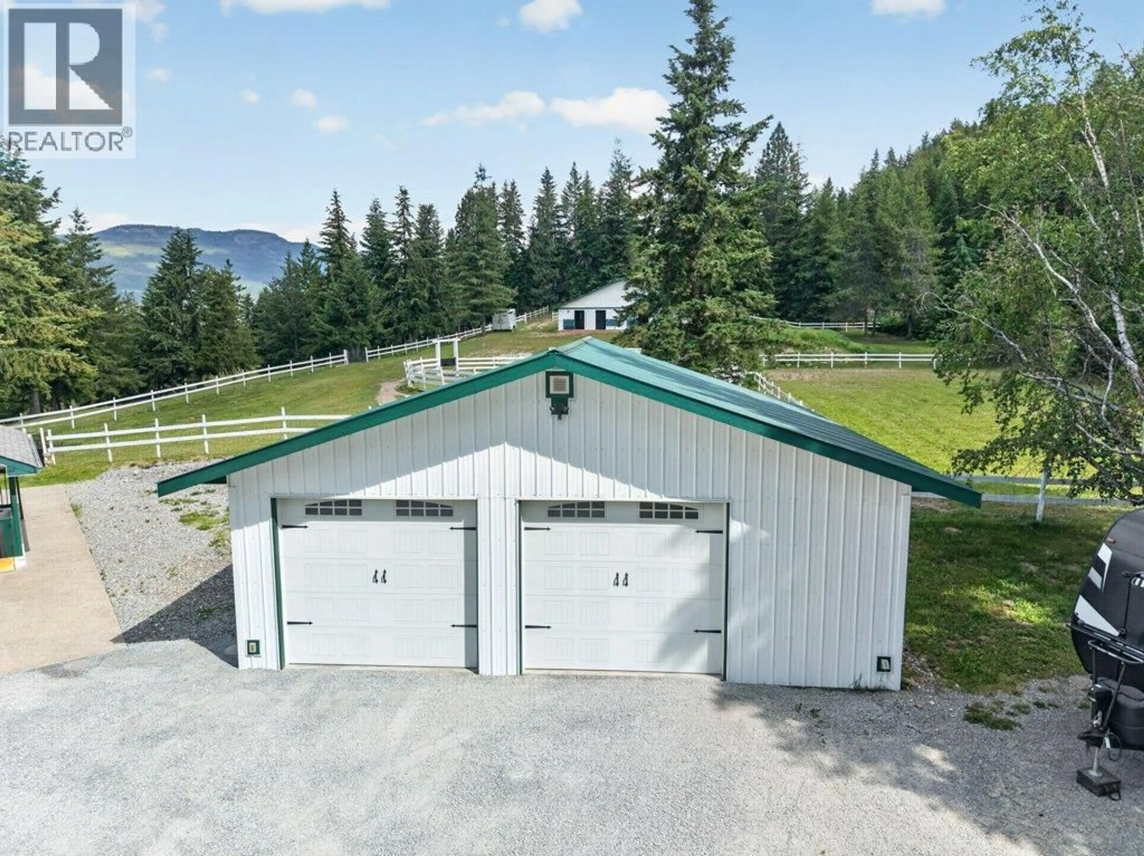 Indoor garage for 1140 DIAMOND ROCK ROAD, Enderby British Columbia V4Y4H7