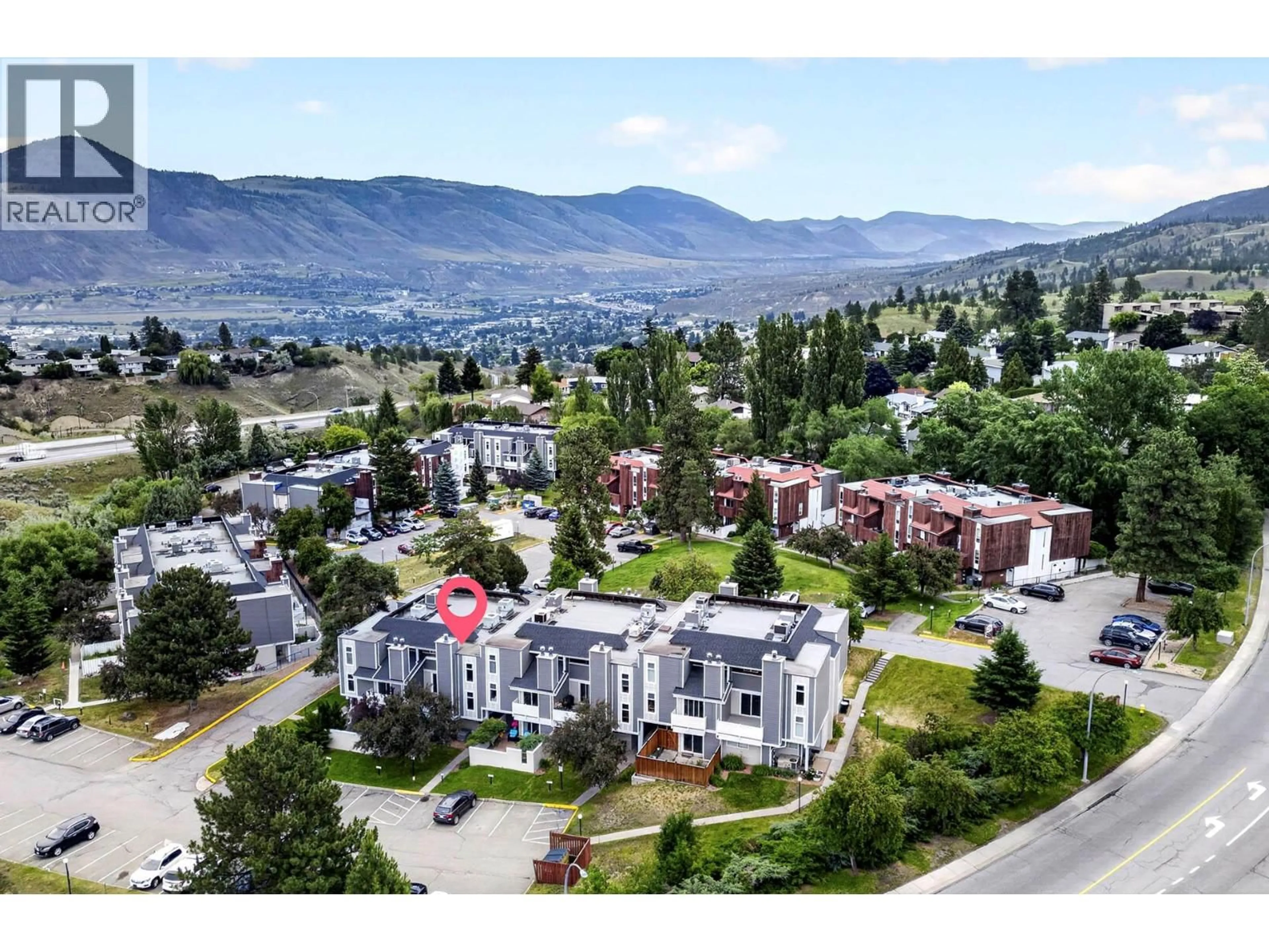 A pic from outside/outdoor area/front of a property/back of a property/a pic from drone, mountain view for 11 - 1435 SUMMIT DRIVE, Kamloops British Columbia V2E1S4