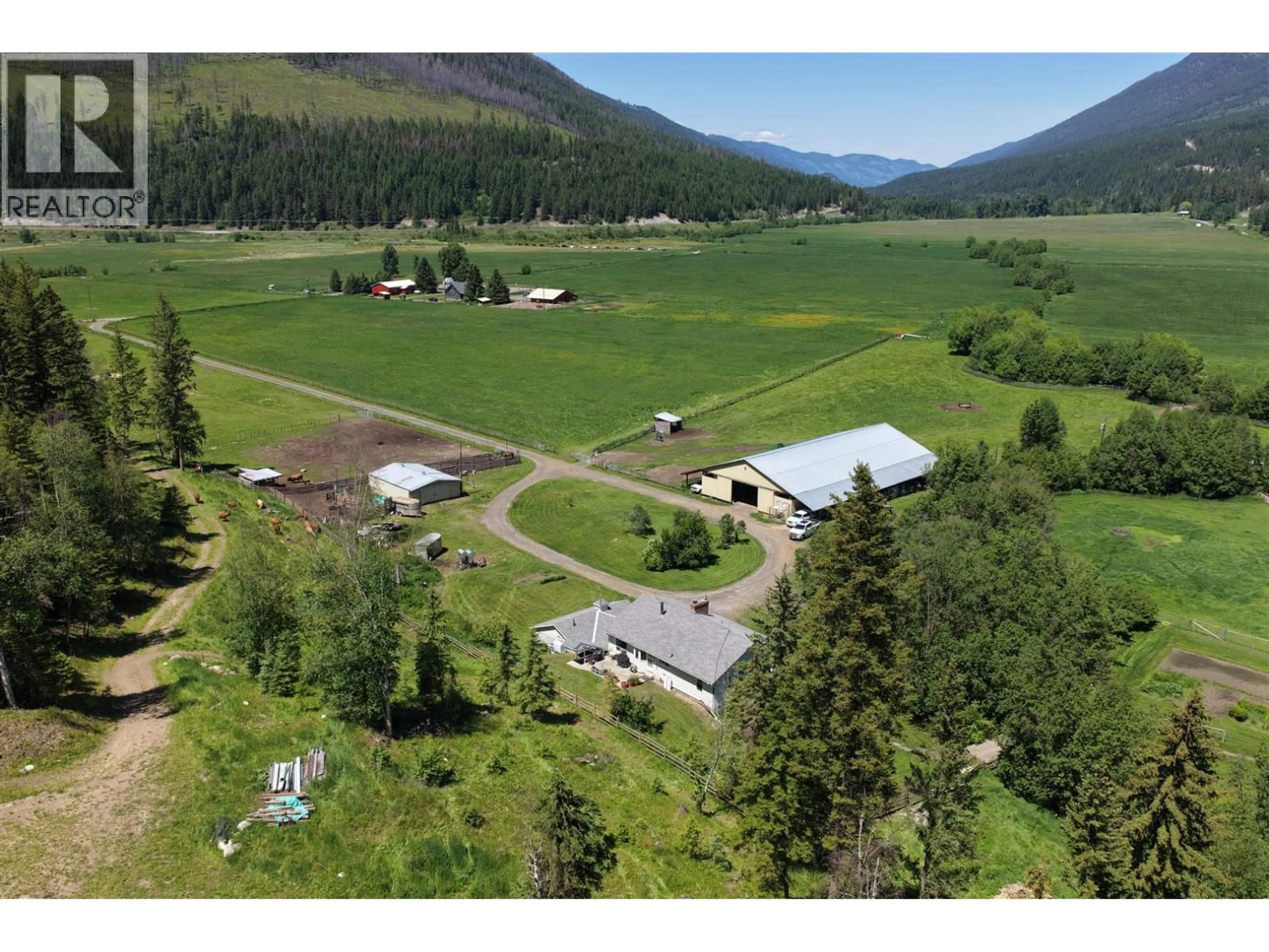 A pic from outside/outdoor area/front of a property/back of a property/a pic from drone, mountain view for 3260 MCGILLIVRAY CREEK ROAD, Kamloops British Columbia V0E1Z0